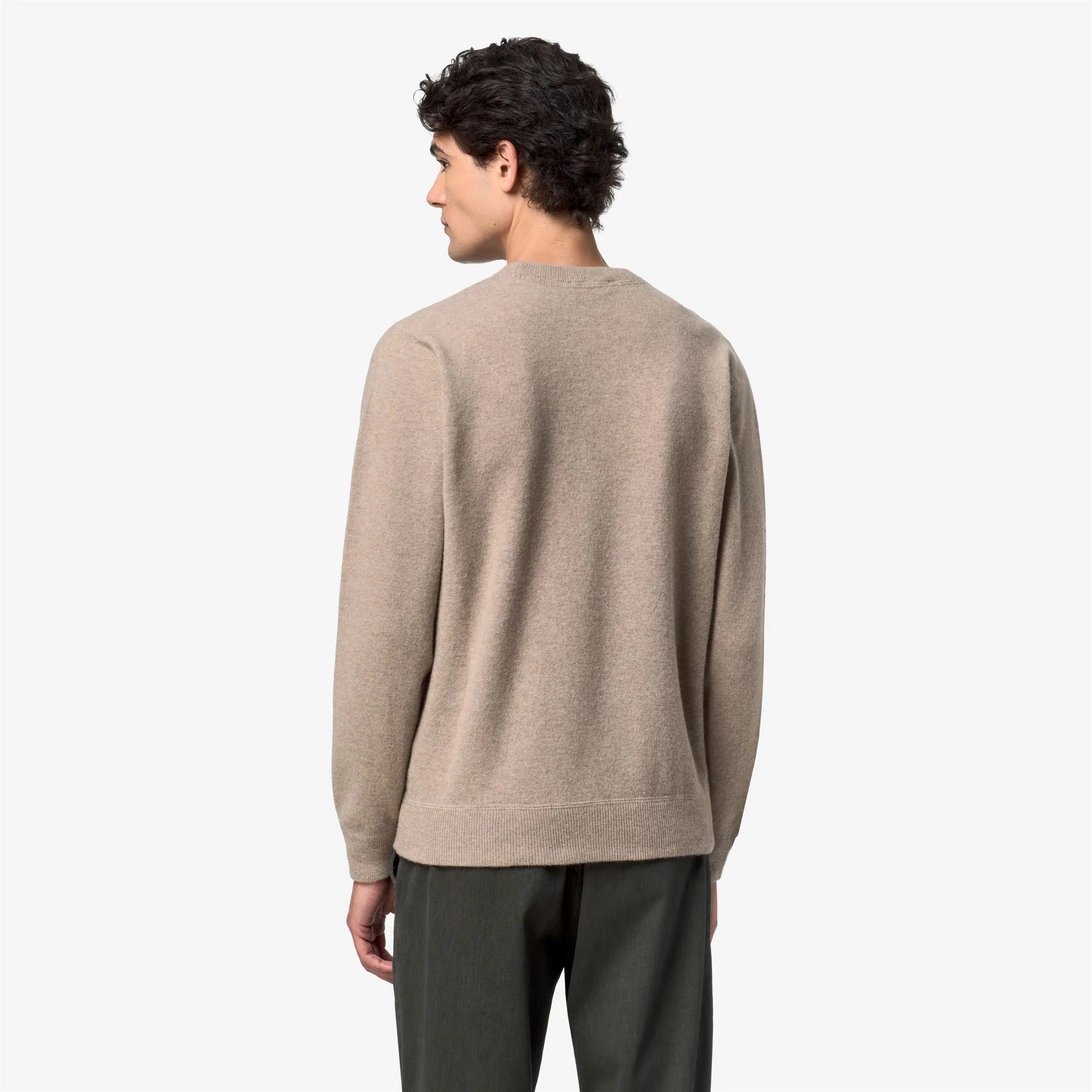 Maglione Sebastien Fleece Stitch Beige plaza K5146JW 653 K-WAY 