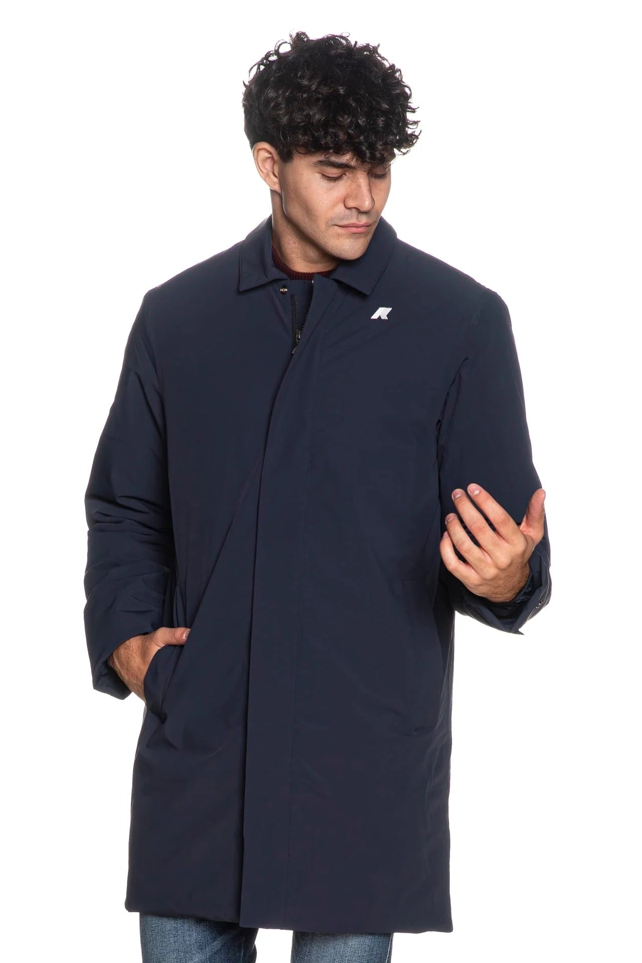 Bonoit St Warm K-WAY K6127ZW - Giaccone Blue depth K6127ZW K89 K-WAY 