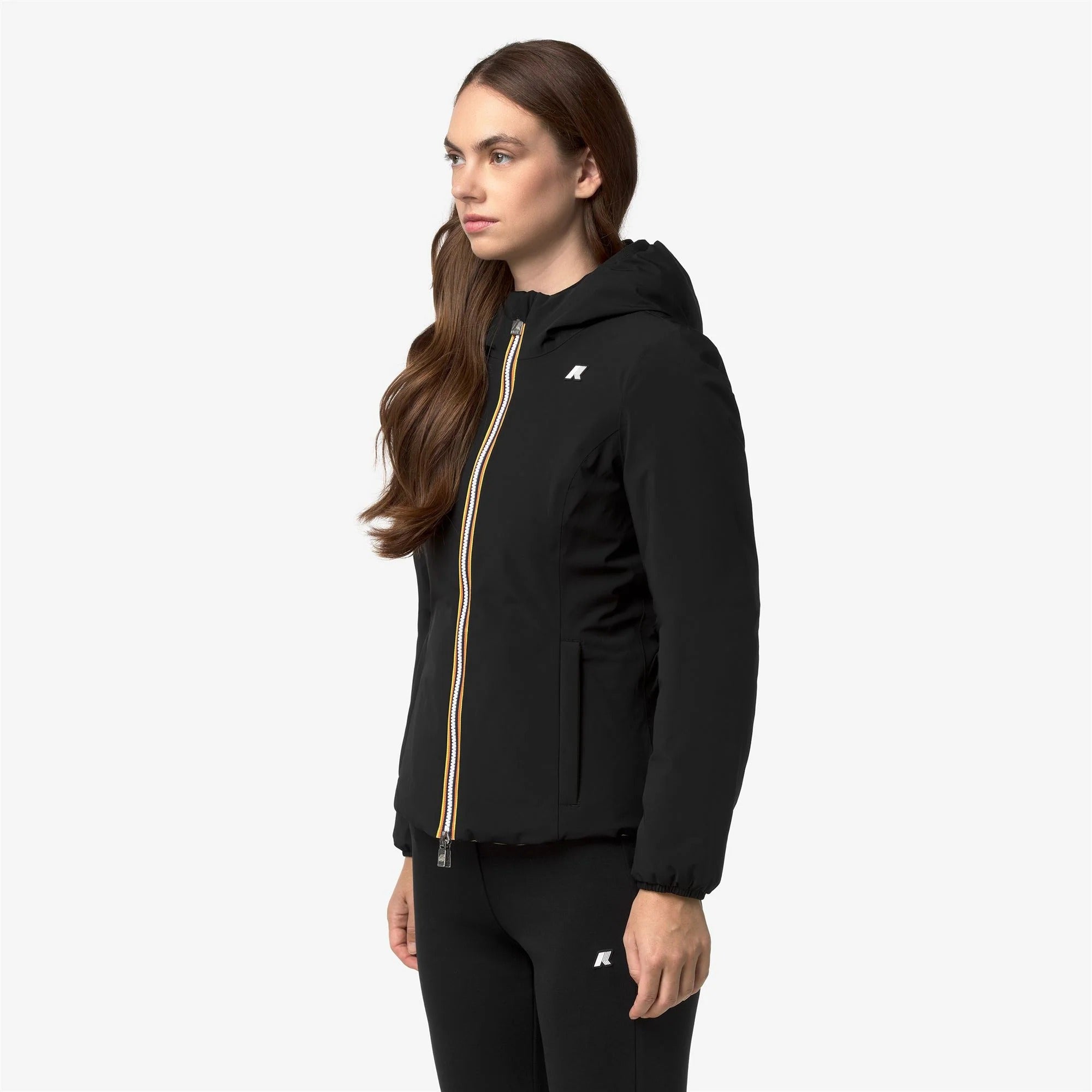 Giacca Lily St Warm Double Black pure-beige khaki K6128TW DBN K-WAY 