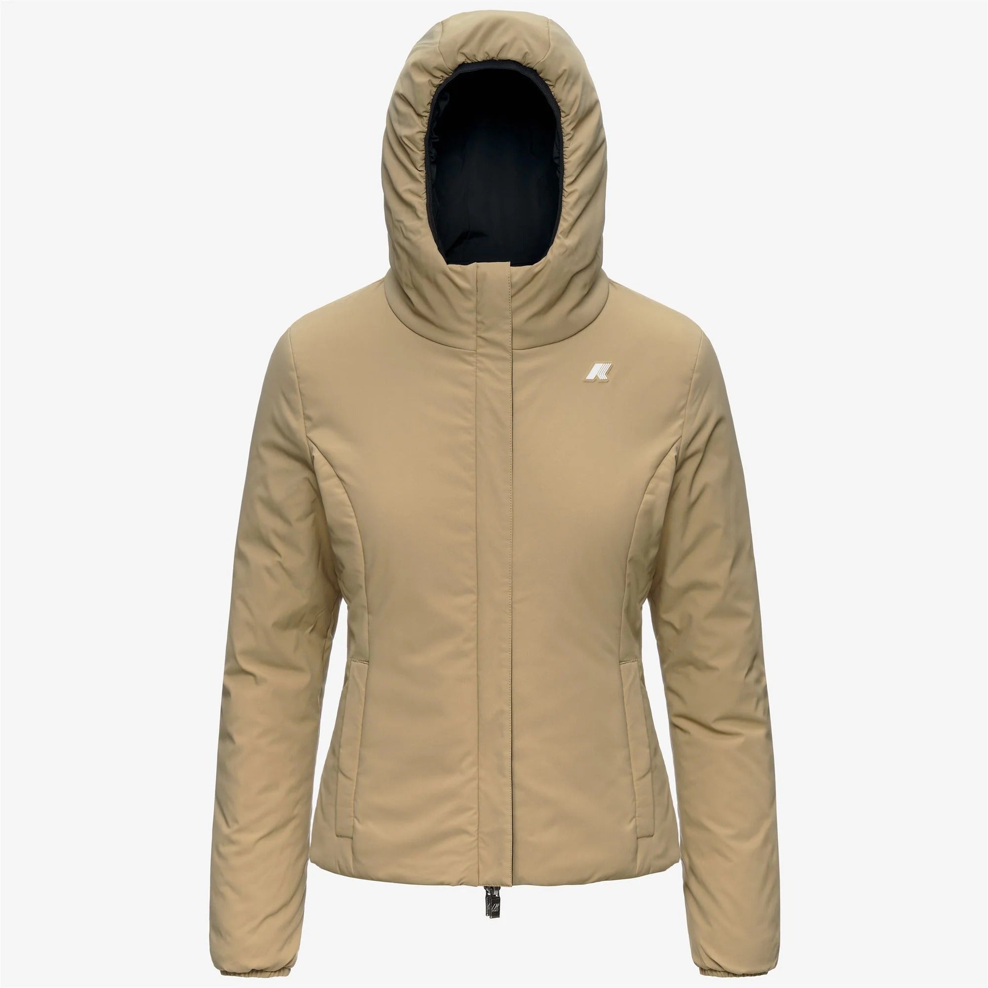 Giacca Lily St Warm Double Black pure-beige khaki K6128TW DBN K-WAY 
