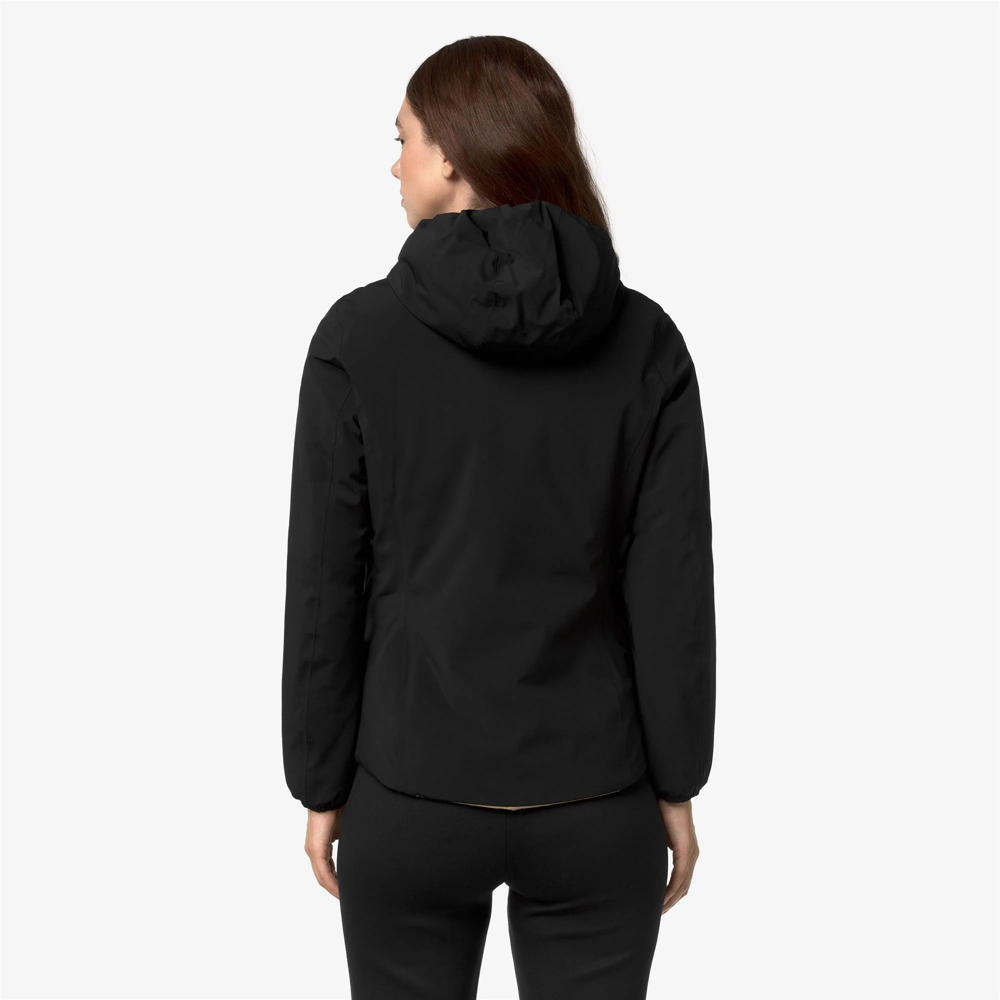 Giacca Lily St Warm Double Black pure-beige khaki K6128TW DBN K-WAY 