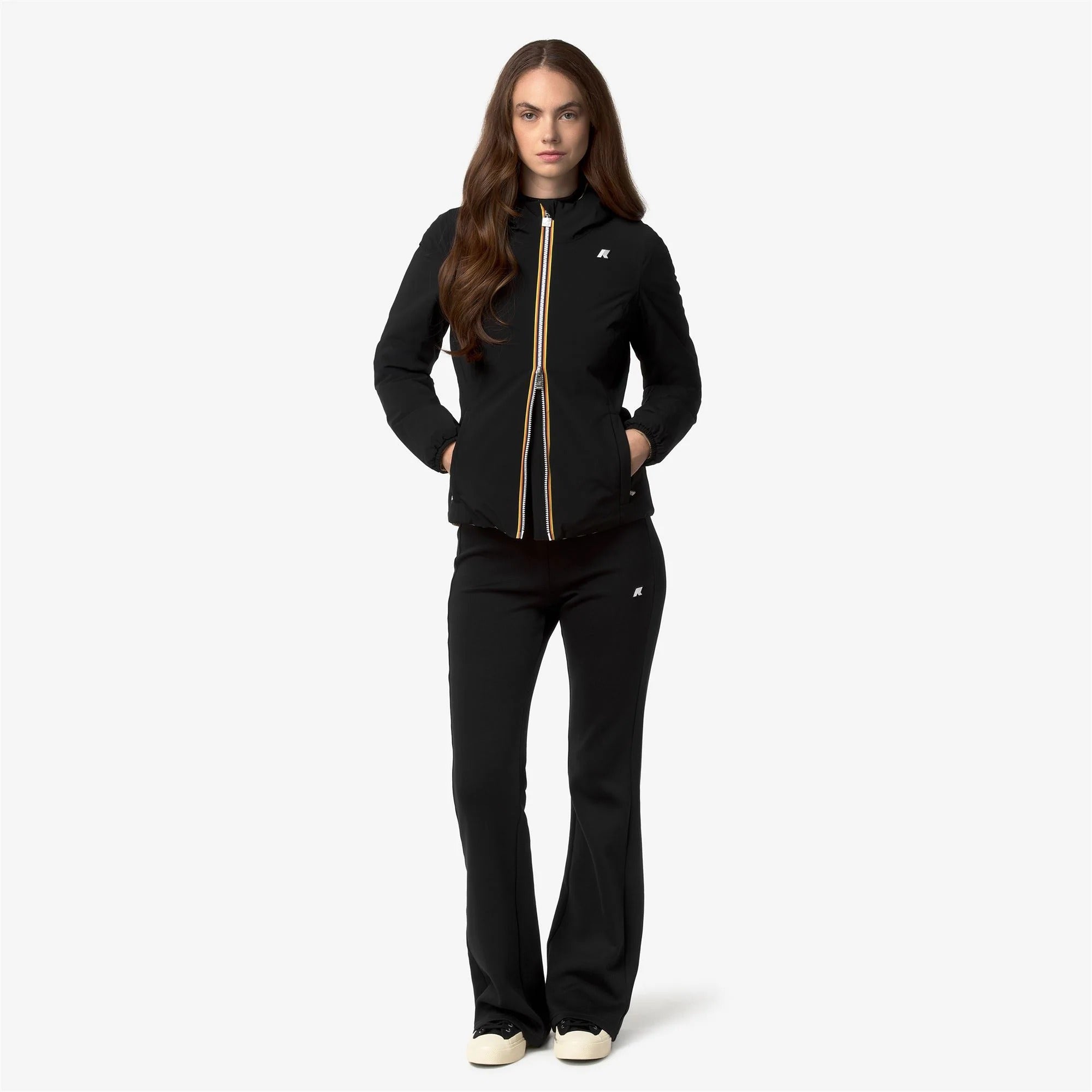 Giacca Lily St Warm Double Black pure-beige khaki K6128TW DBN K-WAY 