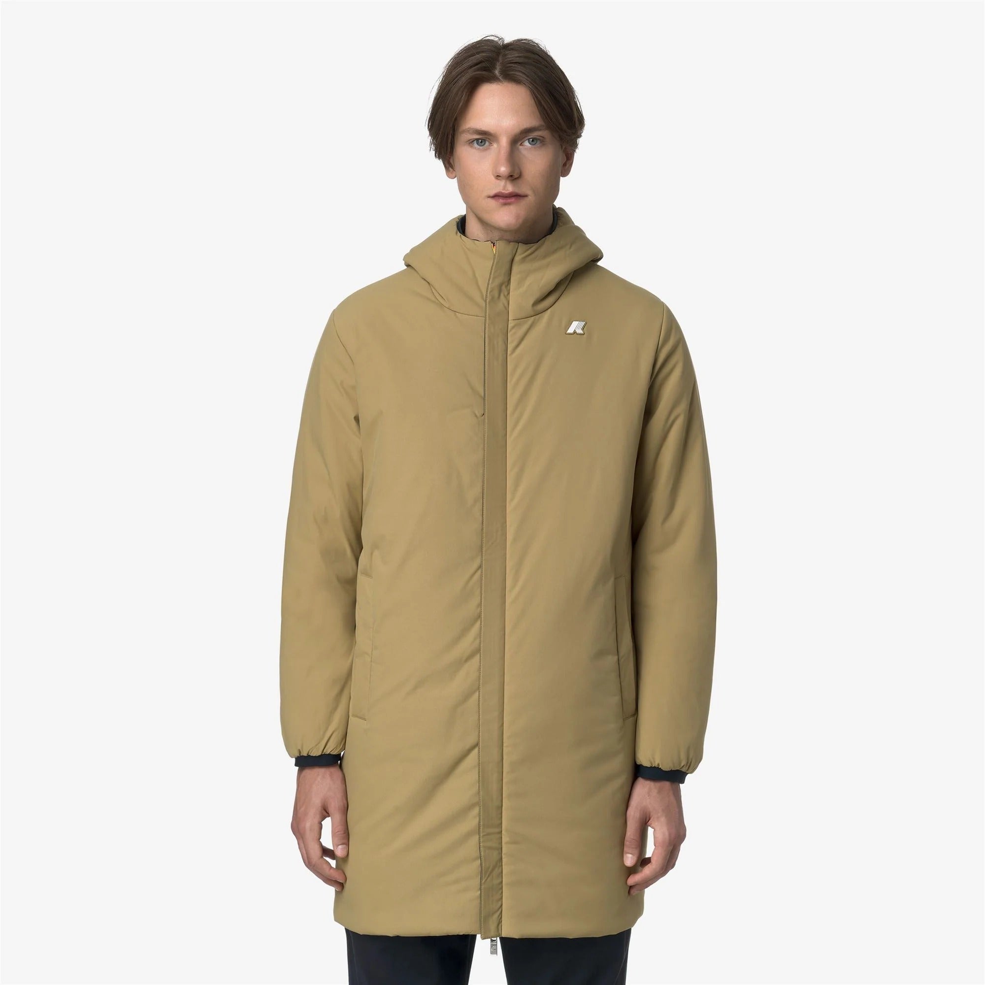 Giacca Jacob St Warm Double Blue depth-beige khaki K6128WW D0V K-WAY 