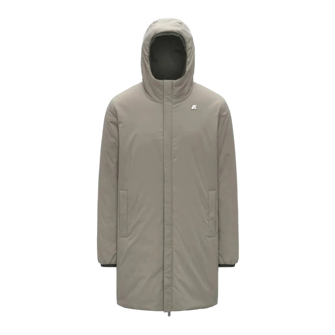 Giacca Jacob St Warm Double Green blackish-grey ash K6128WW DD5 K-WAY 