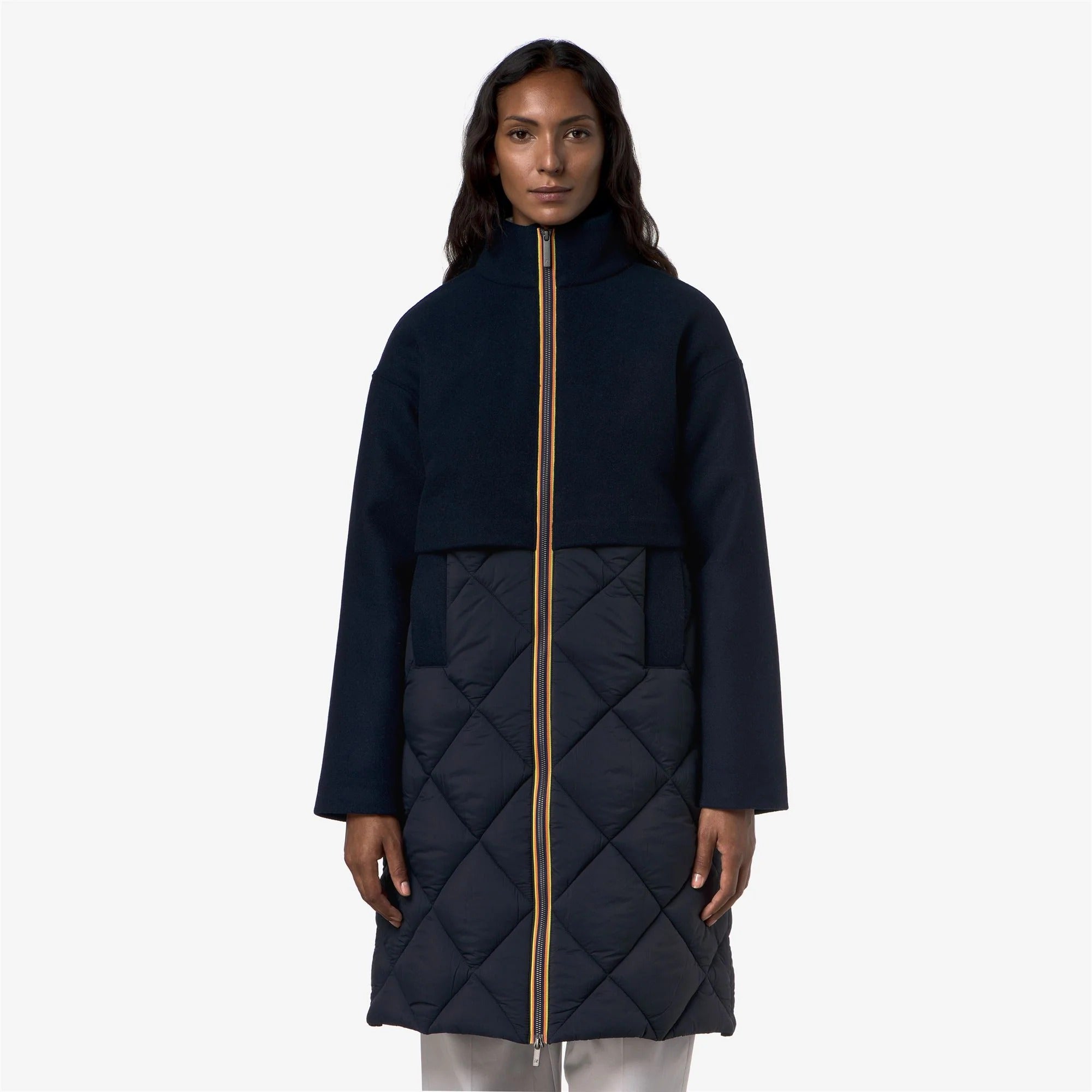 Giacca Mindy Wool Nylon Warm Blue Depht K6135MW DBA K-WAY 
