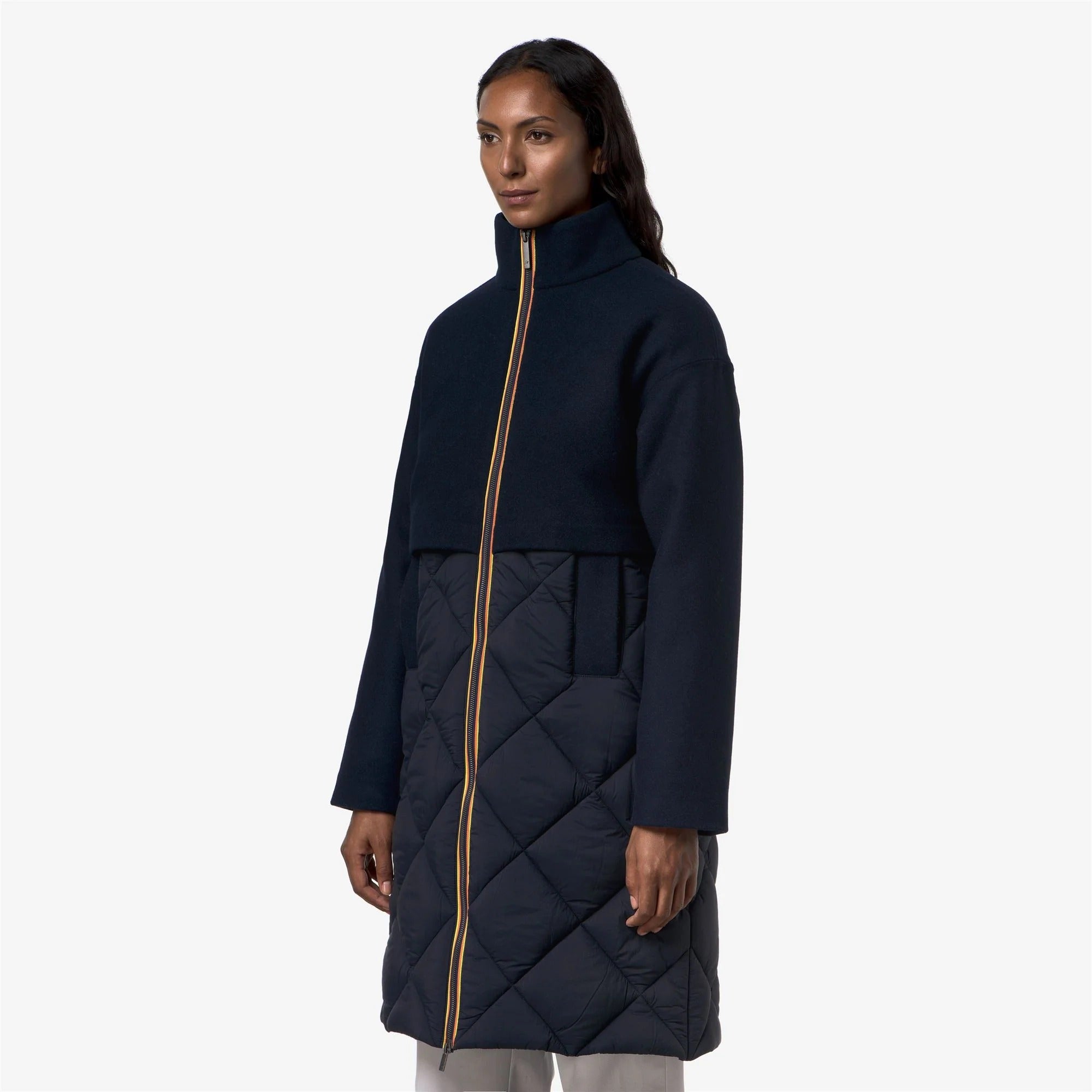 Giacca Mindy Wool Nylon Warm Blue Depht K6135MW DBA K-WAY 