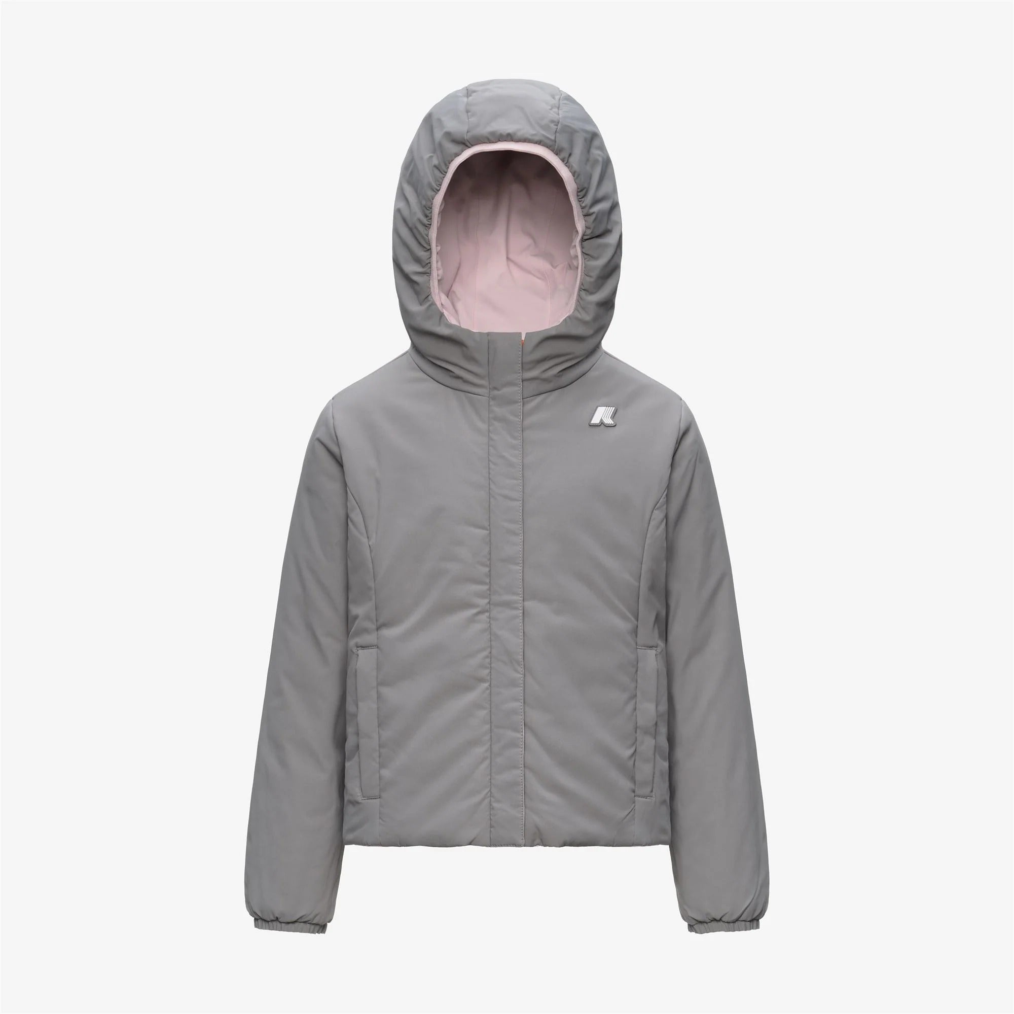Giacca P. Lily St Warm Double Pink sallow-grey frost K71339W DA4 K-WAY 