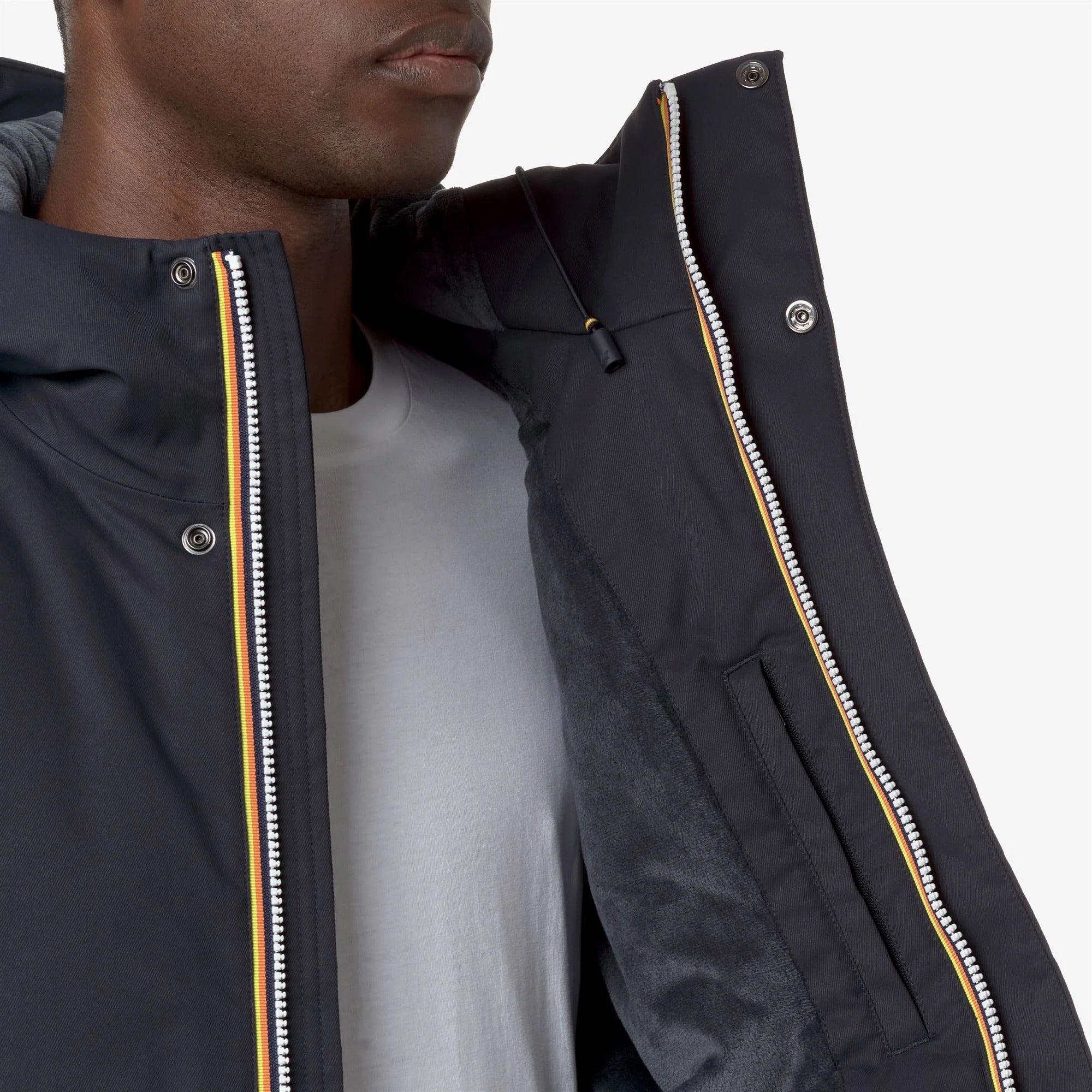Giacca Jacko Twill Marmotta Blue d-blue a K8133DW AL9 K-WAY 