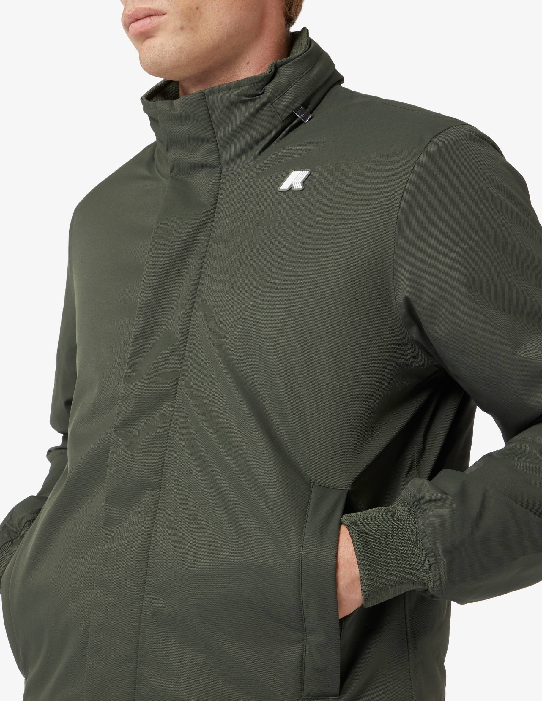 Giacca Amaury Twill Marmotta Green blackish-blue a K8133EW AL7 K-WAY 