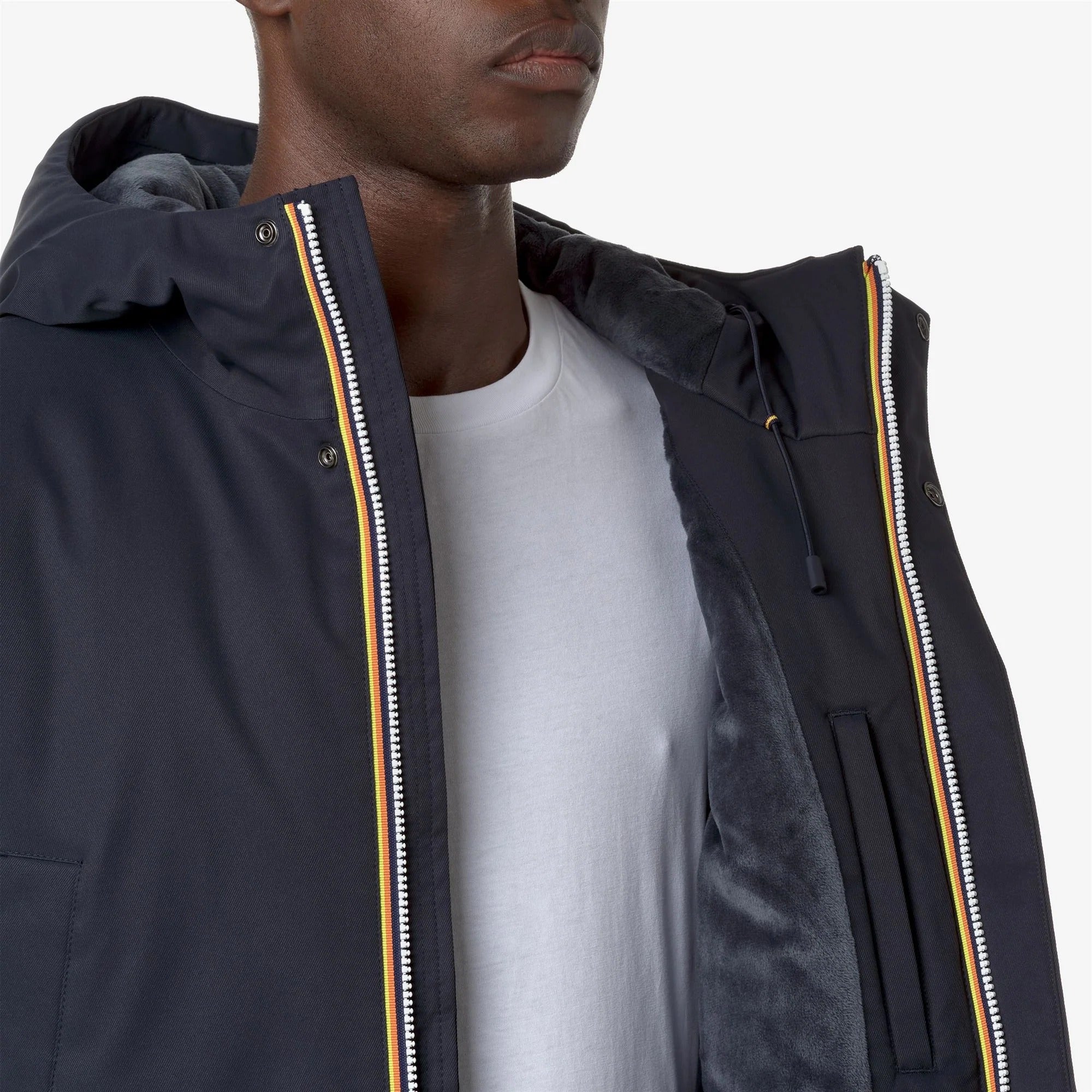 Giacca Jarno Twill Marmotta Blue d-blue a K8133FW AL9 K-WAY 