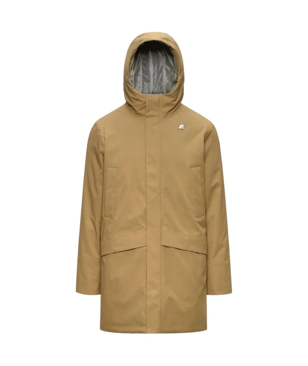 Giacca Jarno Twill Marmotta beige khaki-gray warm K8133FW D0S K-WAY 