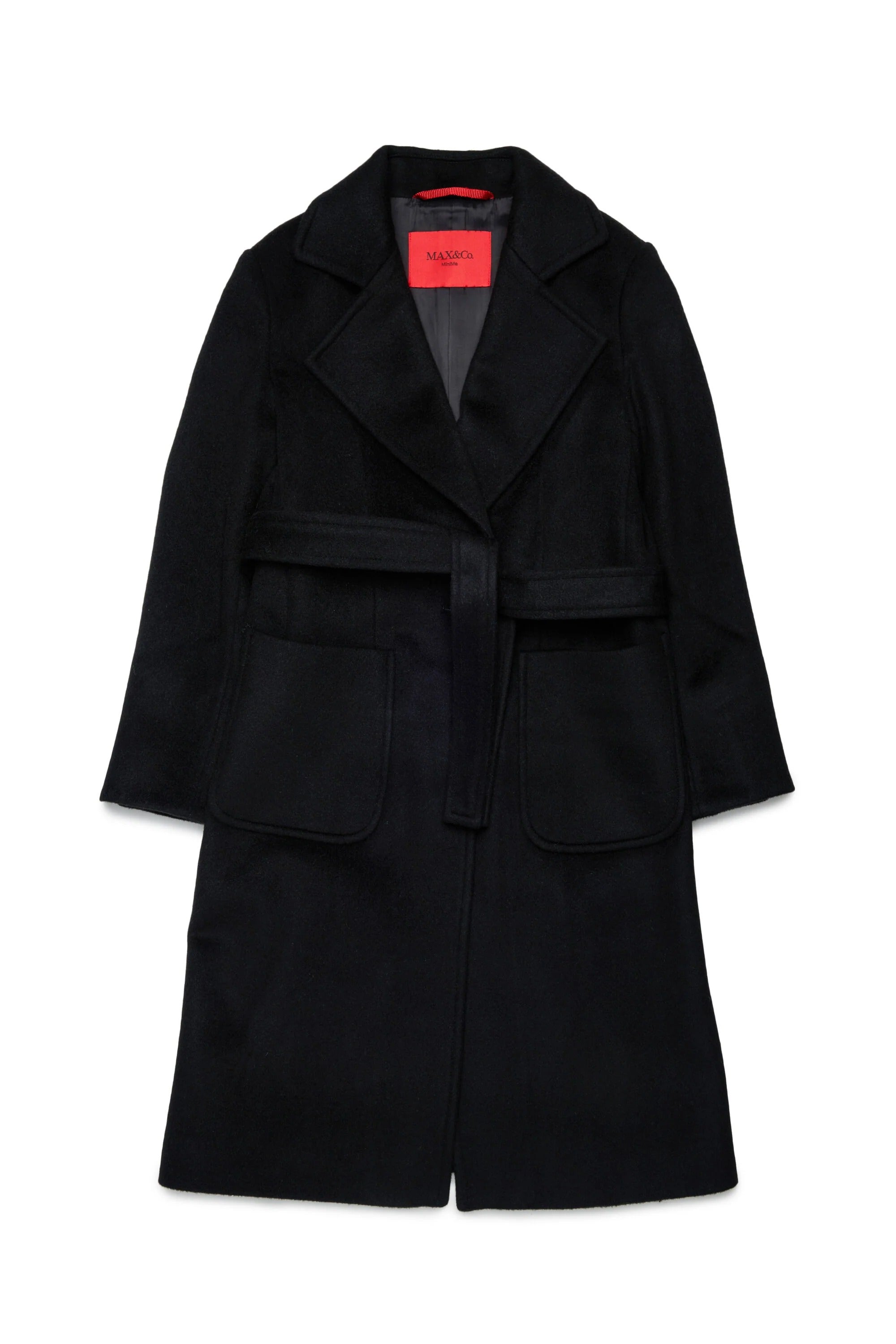 Cappotto di lana in fuga nero MX0001-MX052 MX900 MAX&CO KID 