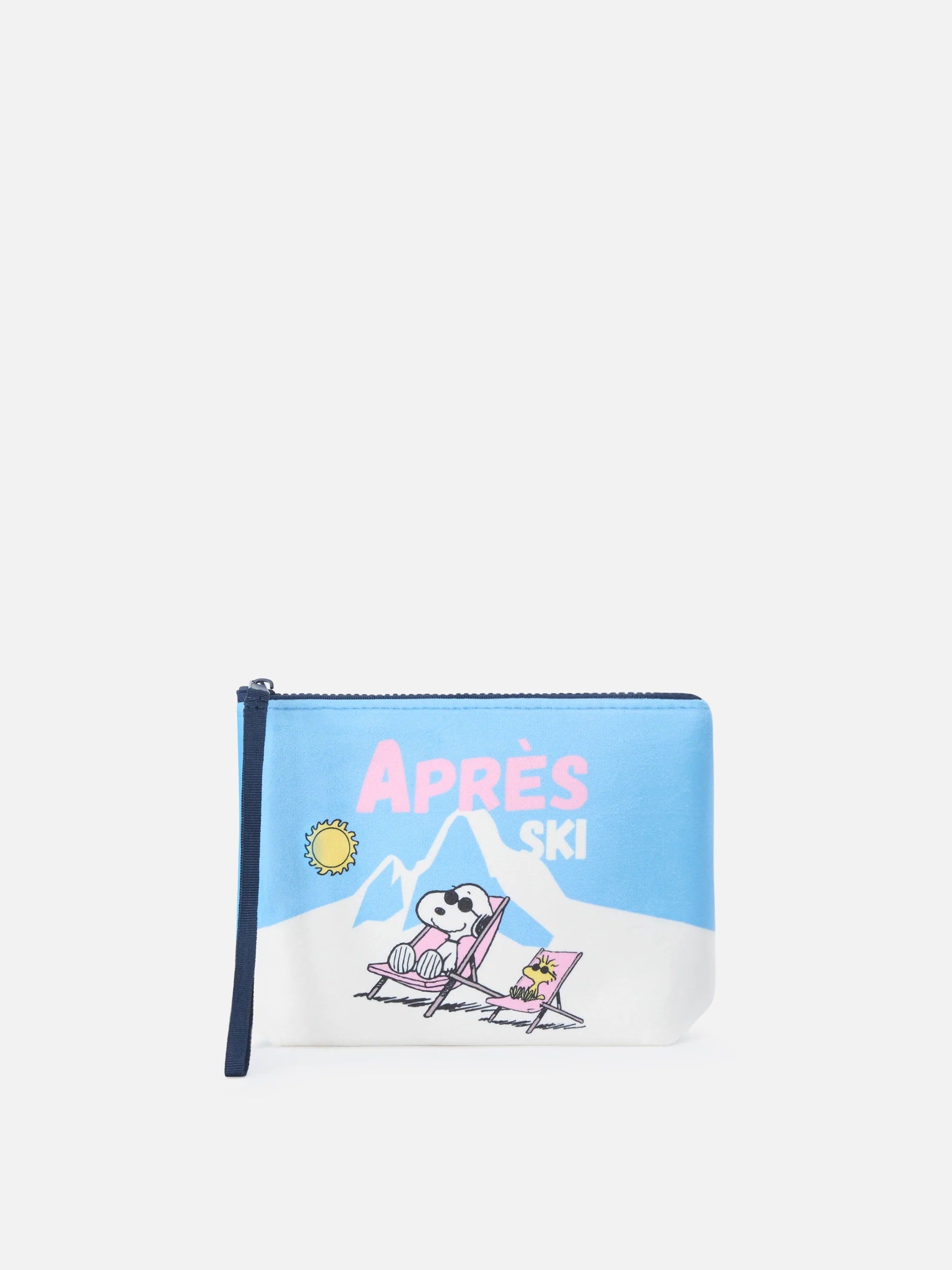 Pochette Aline panna con stampa Snoopy | Special edition ALI0002 01288M MC2 SAINT BARTH 