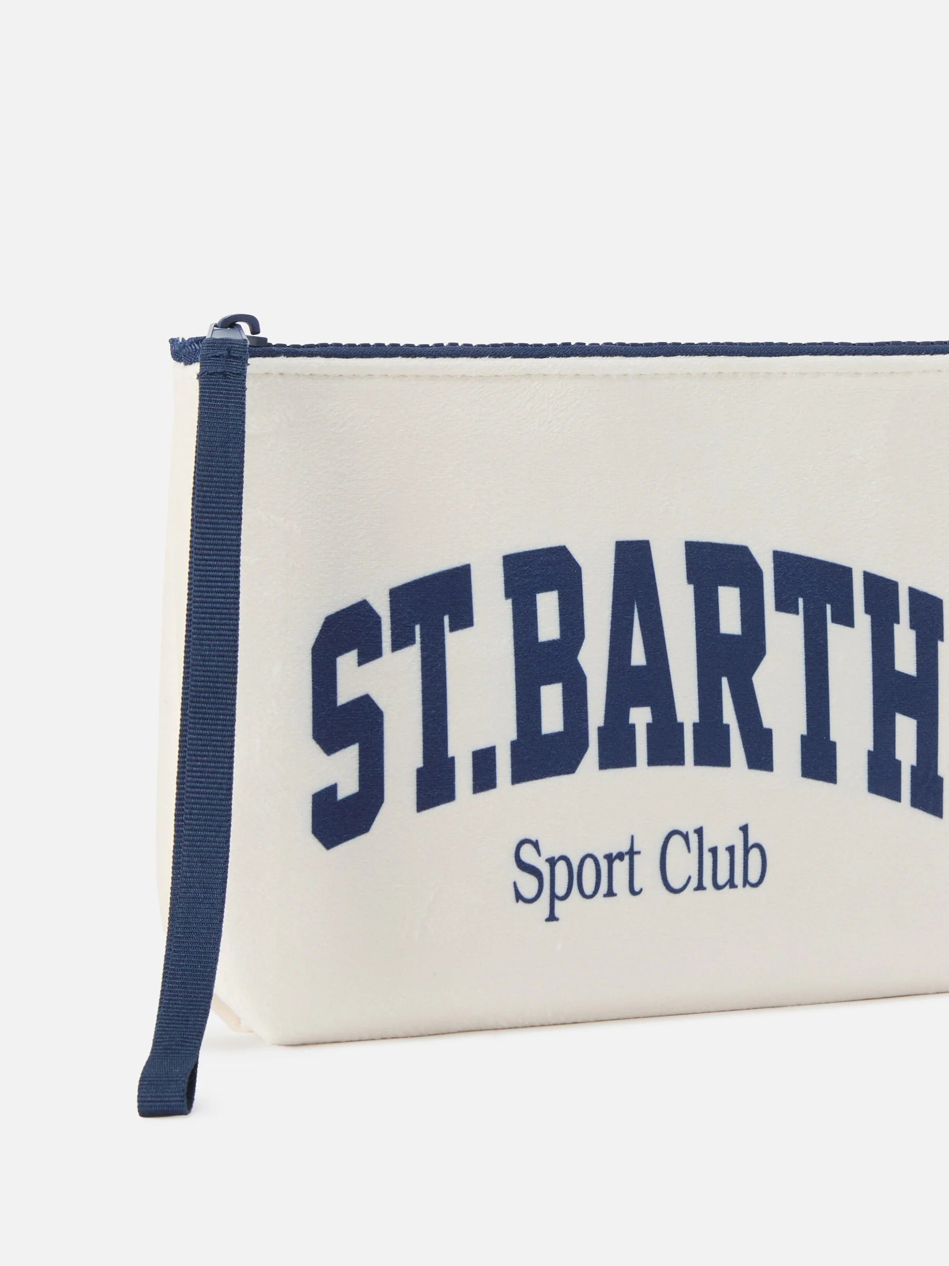 Pochette Aline beige con stampa St. Barth Sport Club ALI0002 02647M MC2 SAINT BARTH 