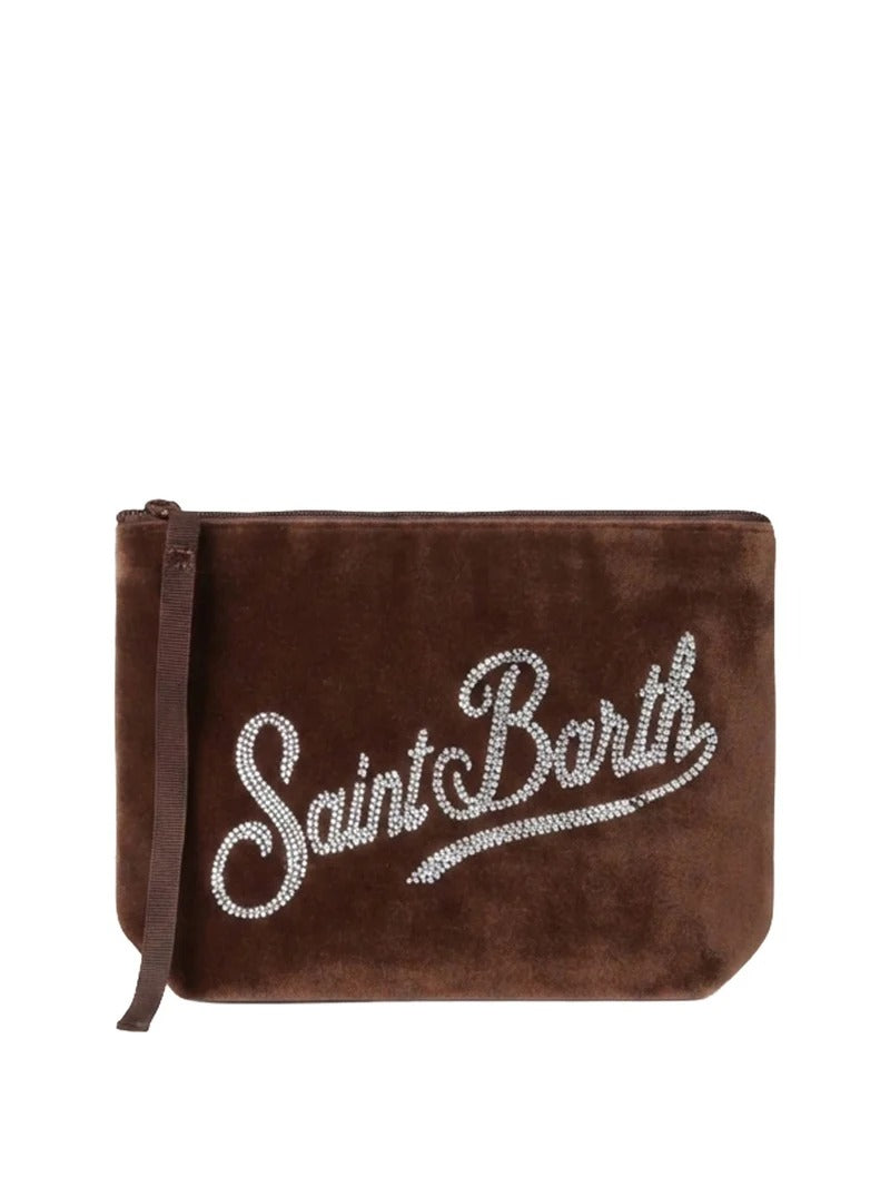 Pochette Donna Saint Barth aline_velvet-02369m 19 STRASS ALI0014 02369M MC2 SAINT BARTH 