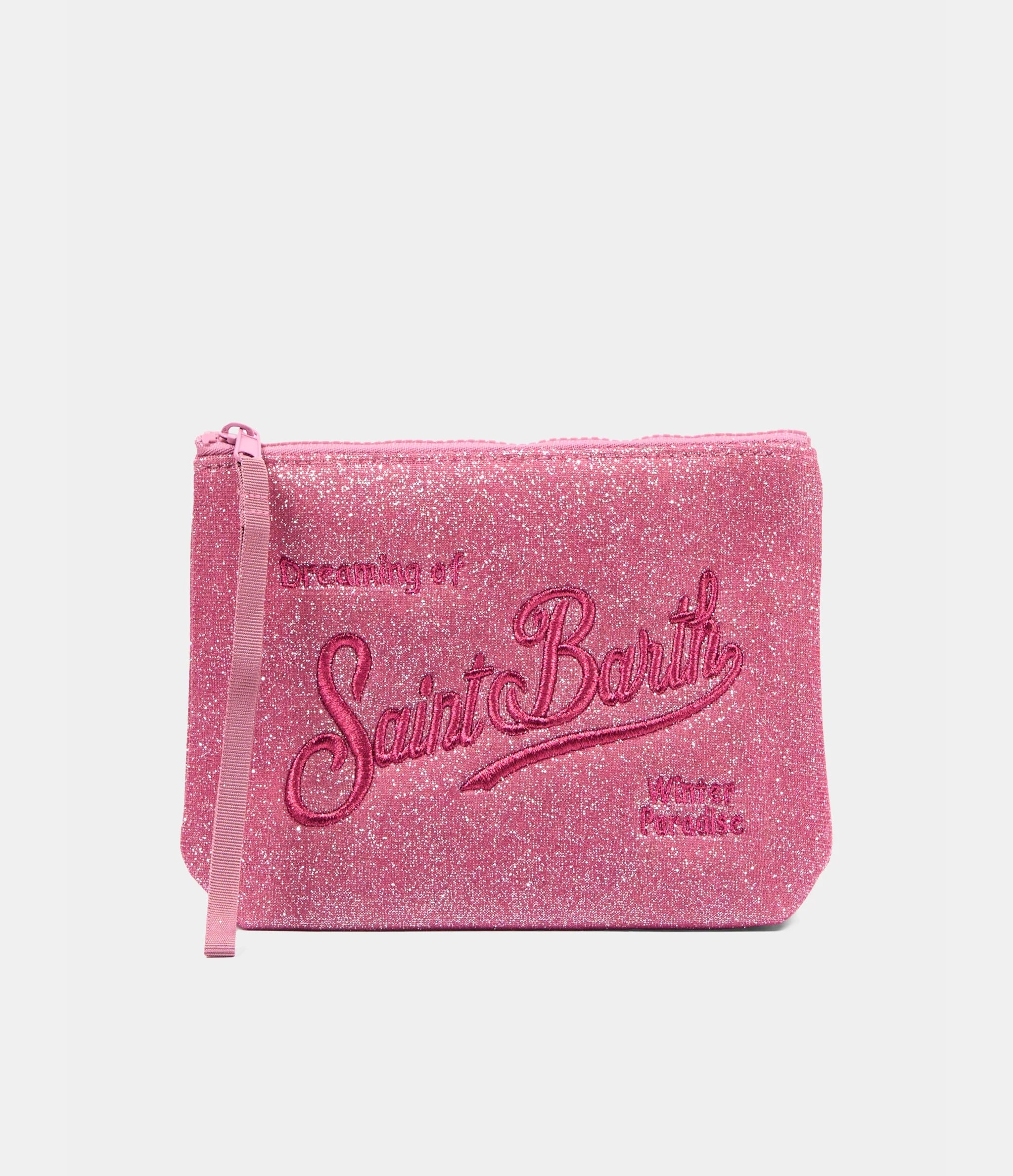 Mc2 Saint Barth<BR/>Pochette Aline fucsia con logo per bambina glitterata ALI0026 00192M MC2 SAINT BARTH 