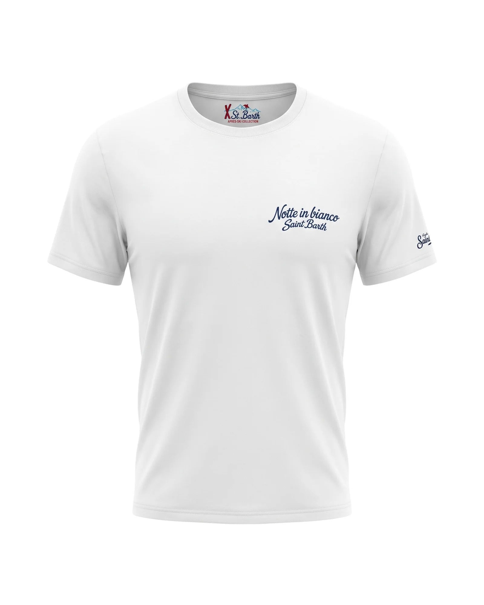 T-shirt Arnott Warm Notte in Bianco bianca ARN0004 02872M MC2 SAINT BARTH 