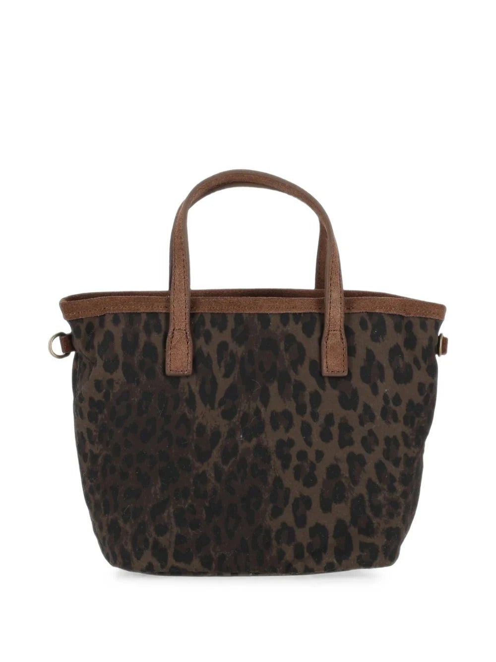 Borsa "City bag Mini" Saint Barth marrone leopardata CBMIN001 00019M MC2 SAINT BARTH 