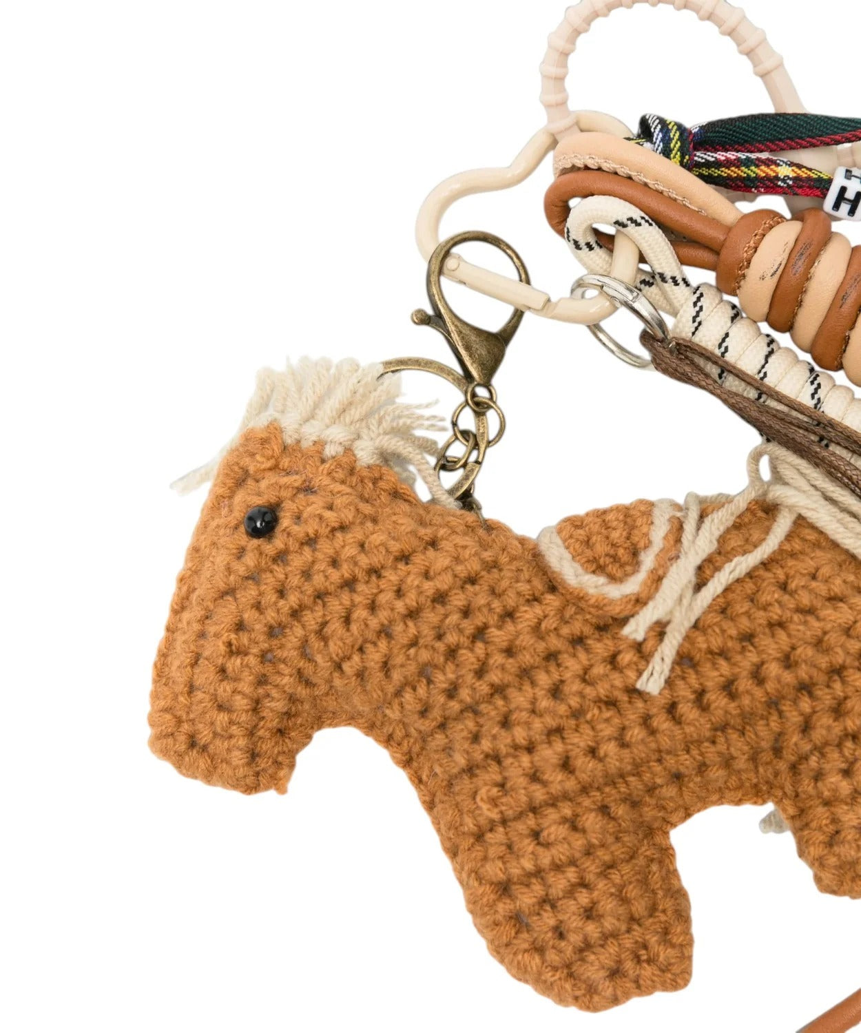 Portachiavi MC2 Saint Barth cavallo crochet con perline FUNC001 02161M MC2 SAINT BARTH 