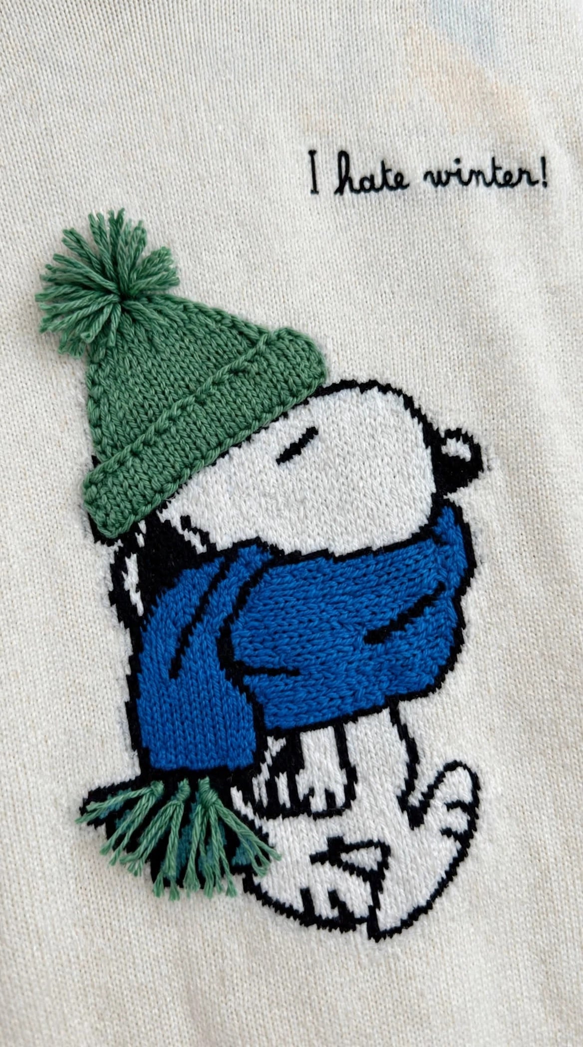 Heron HER000102238M- Snoopy hate winter 10 emb Special edition<BR/><BR/> HER0001 02238M MC2 SAINT BARTH 