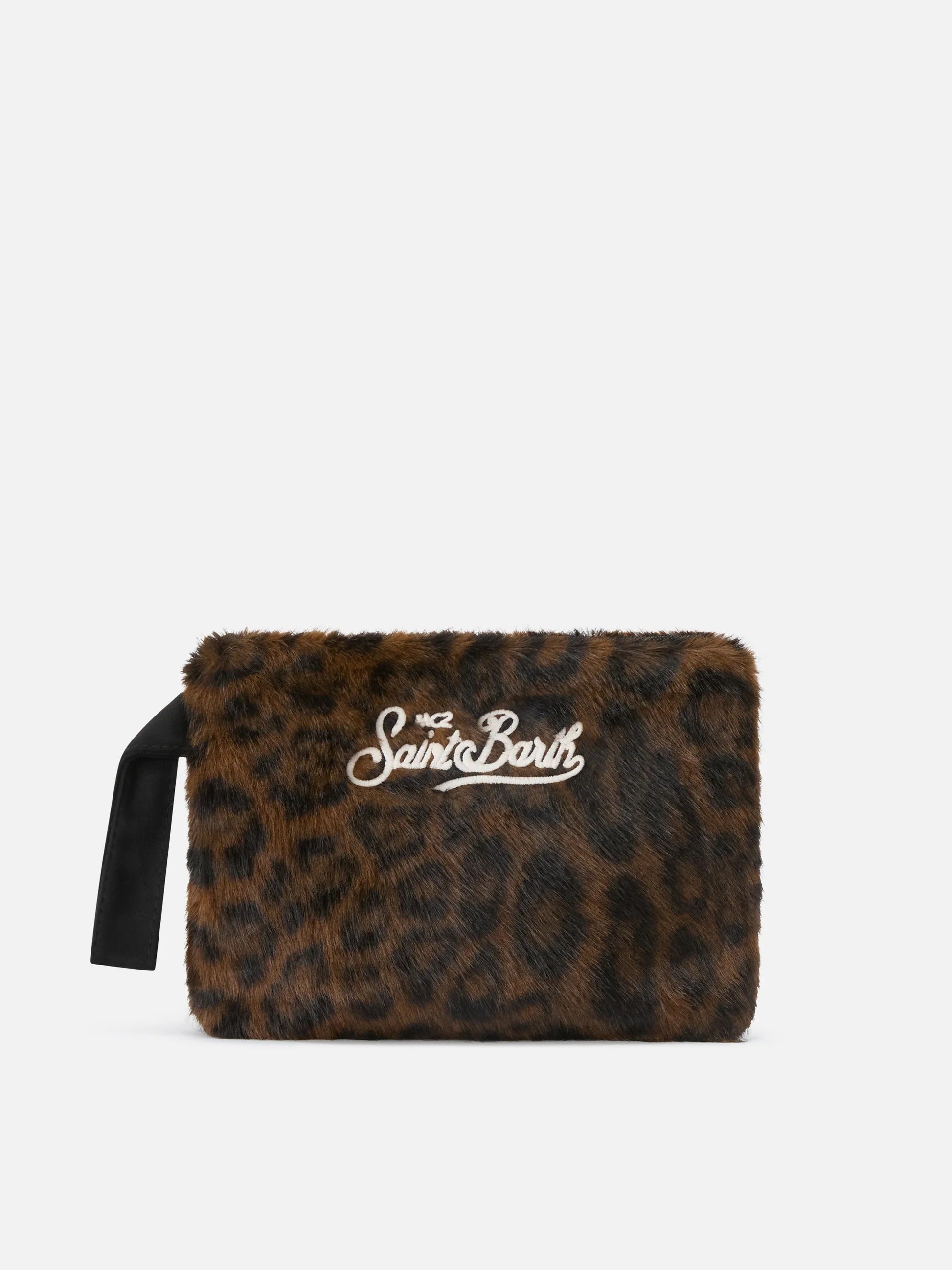 Pochette Pareasy effetto pelliccia con stampa leopardata PARE0004 00212M MC2 SAINT BARTH 