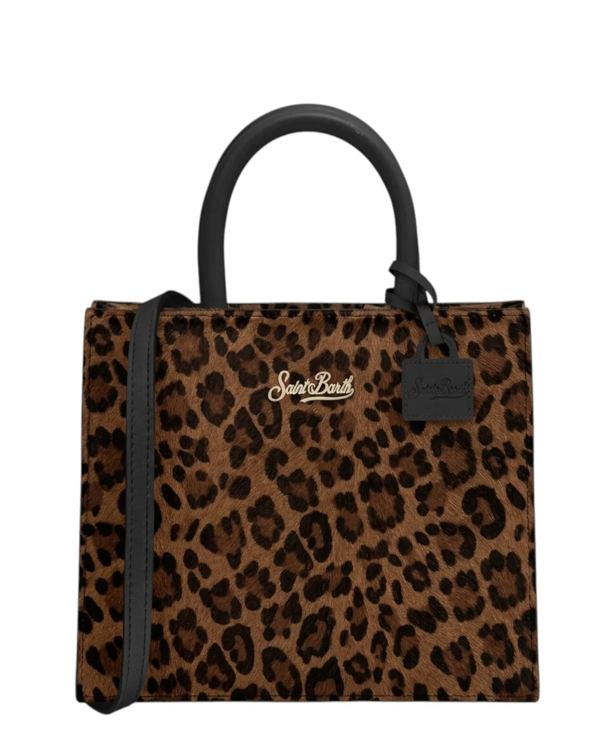 Borsa Shop Bag Midi in Cavallino Leopardato SHBM0001 00101M MC2 SAINT BARTH 