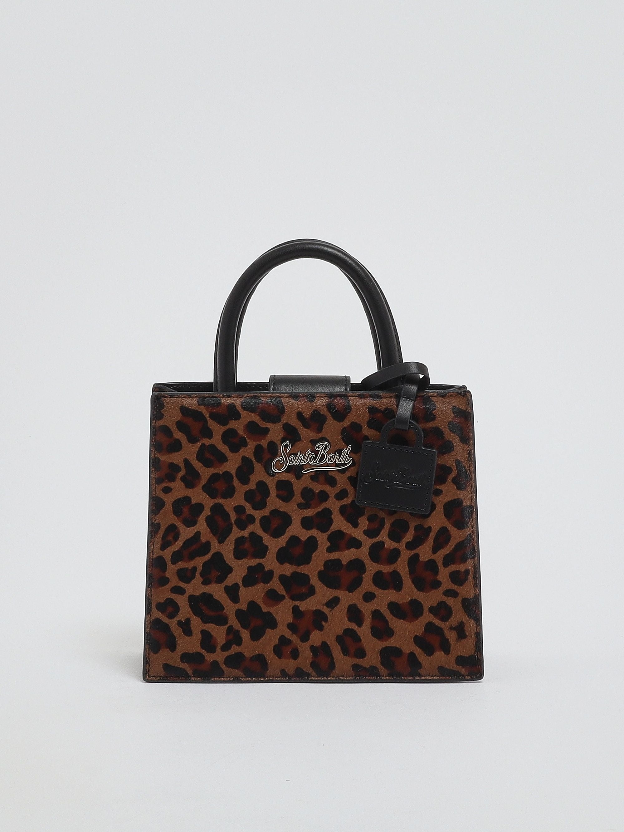 Borsa donna Shop Bag Mini in cavallino leopardata SHBM0002 00101M MC2 SAINT BARTH 