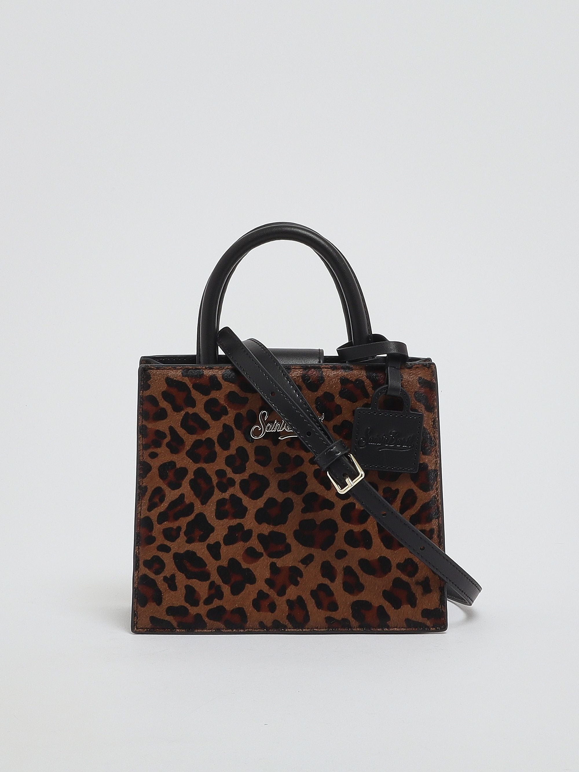 Borsa donna Shop Bag Mini in cavallino leopardata SHBM0002 00101M MC2 SAINT BARTH 