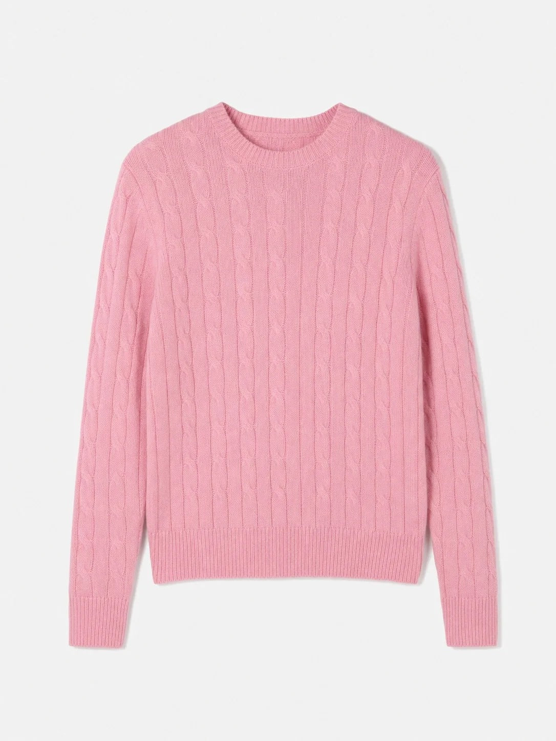 Maglione Sorbonne rosa a trecce SORB005 00006M MC2 SAINT BARTH 