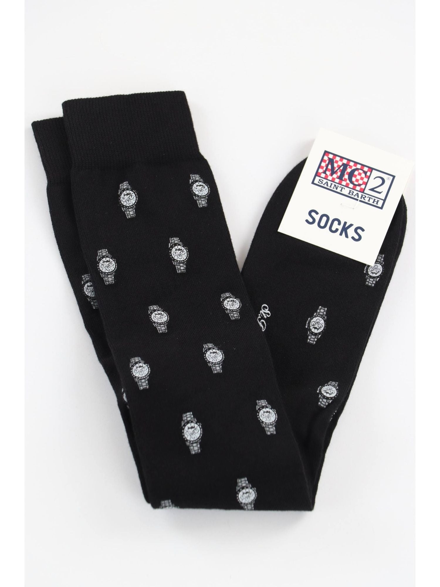 Calzini Mc2 Saint Barth SOX0016 003325 da uomo watch neri SOX0016 03325M MC2 SAINT BARTH 