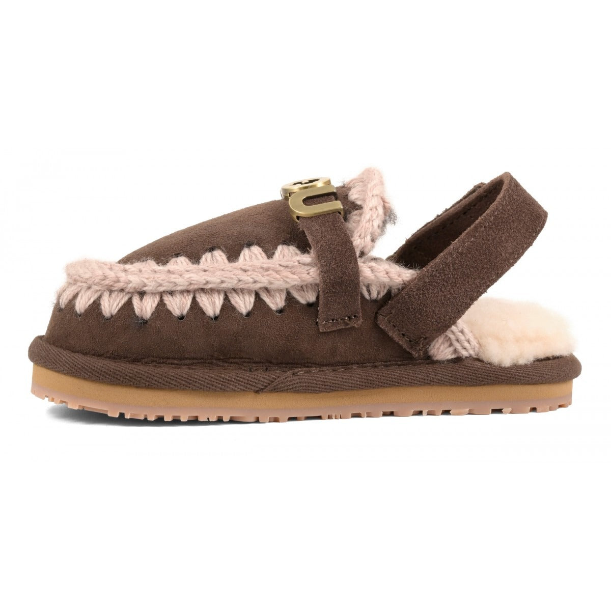 Eskimo Slipper Backstrap Kid Mocha MU.FK161001A MOCHA MOu 