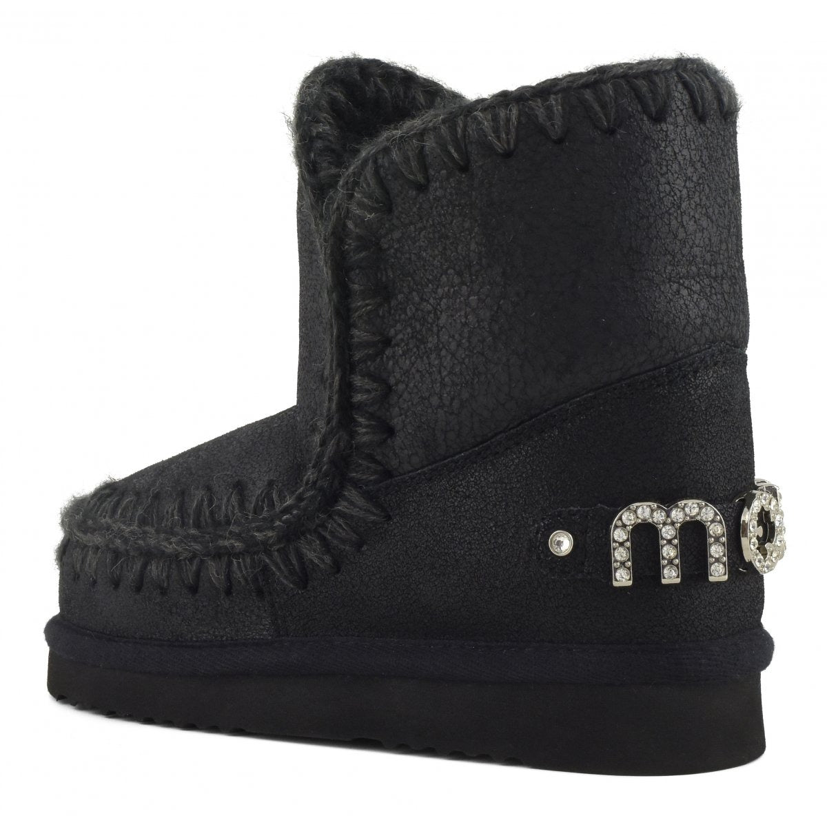Eskimo 18 Rhinestones Logo Nero MU.FW101036B CBKG MOu 