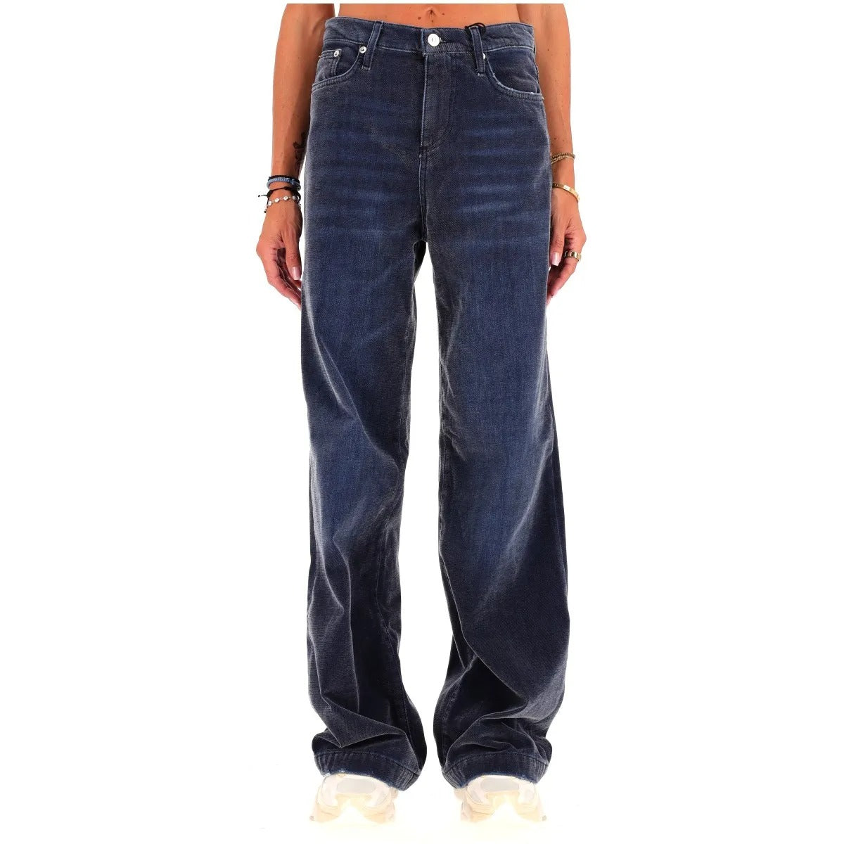 Marta in denim chenille Laser Stone RND091CT613308 C0999 ROY ROGER'S 