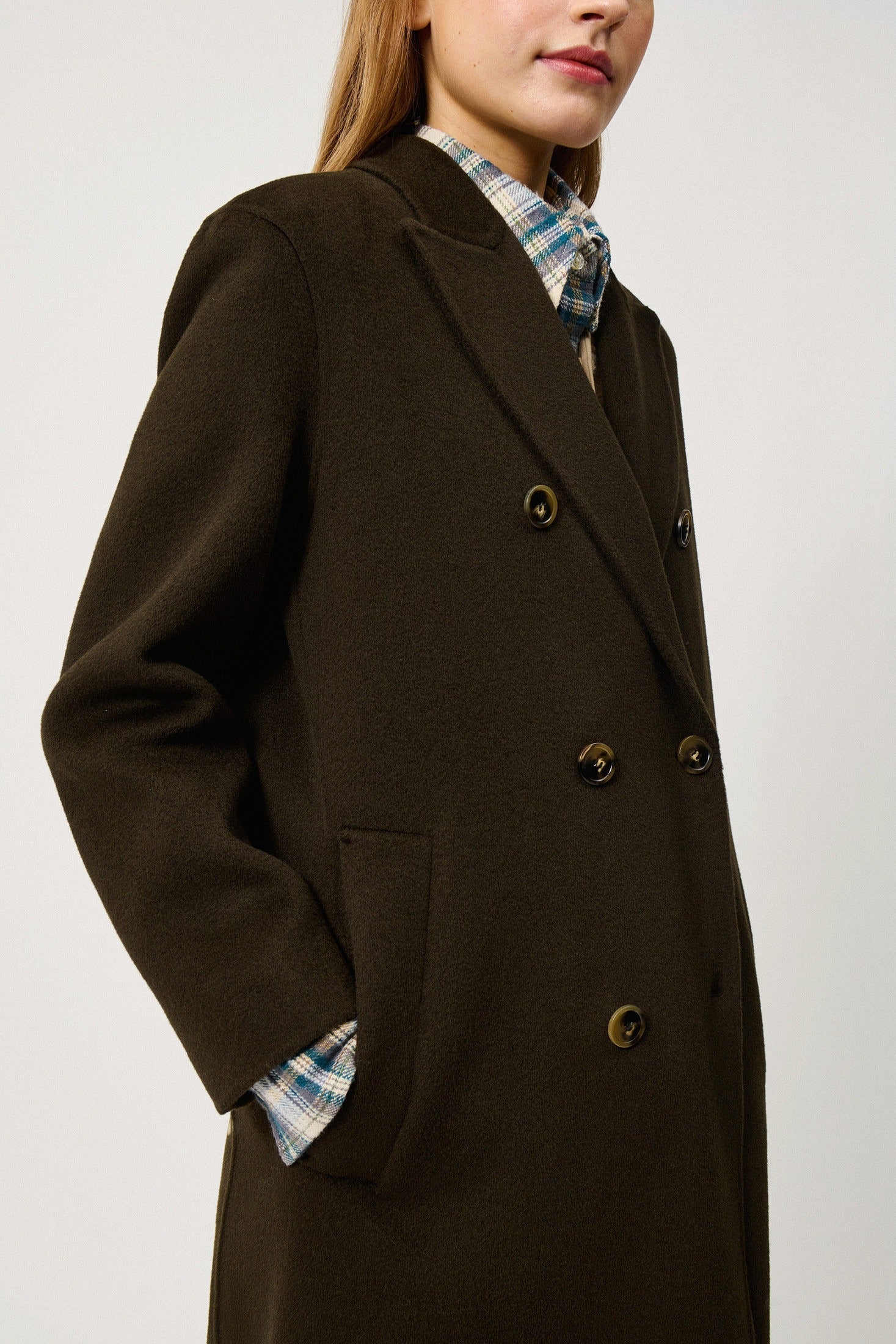 CAPPOTTO DOPPIOPETTO IN LANA LODEN RND90188CS85XXXX C0242 ROY ROGER'S 