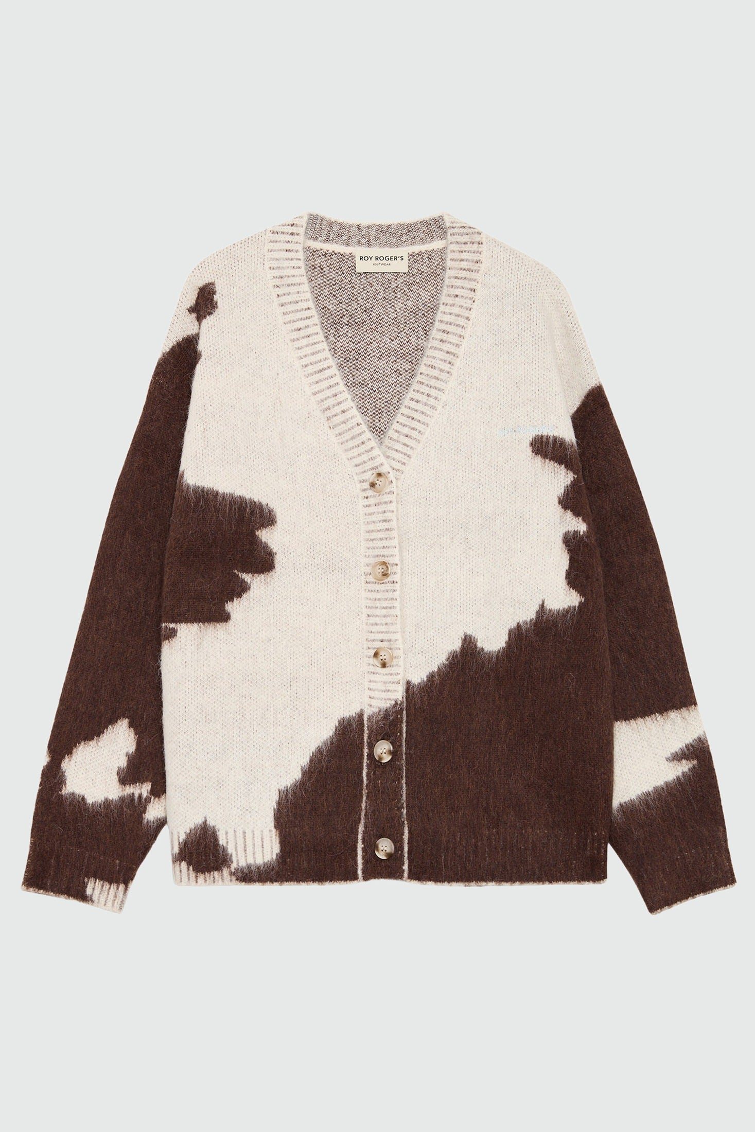 CARDIGAN IN JACQUARD PONY RND90404CU98XXXX C0712 ROY ROGER'S 