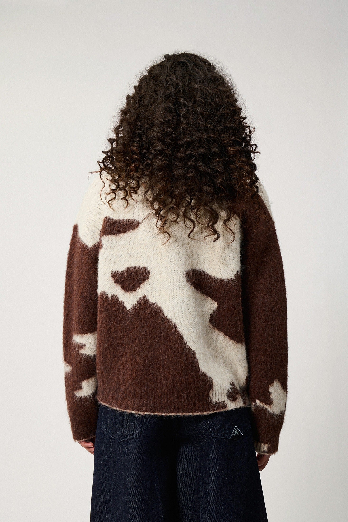 CARDIGAN IN JACQUARD PONY RND90404CU98XXXX C0712 ROY ROGER'S 