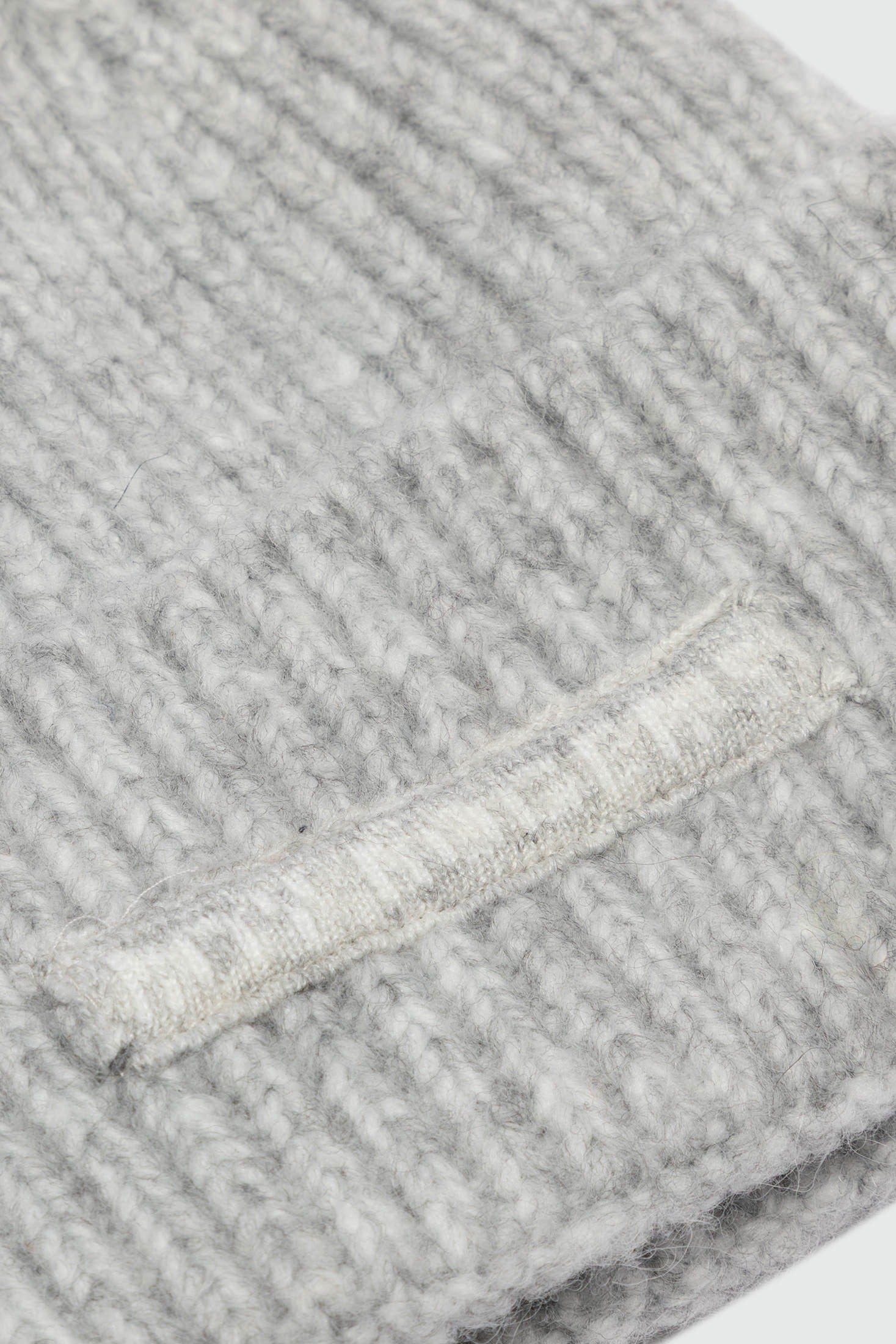 BEANIE IN MAGLIA A COSTE GRIGIO RND931CH47XXXX C0094 ROY ROGER'S 