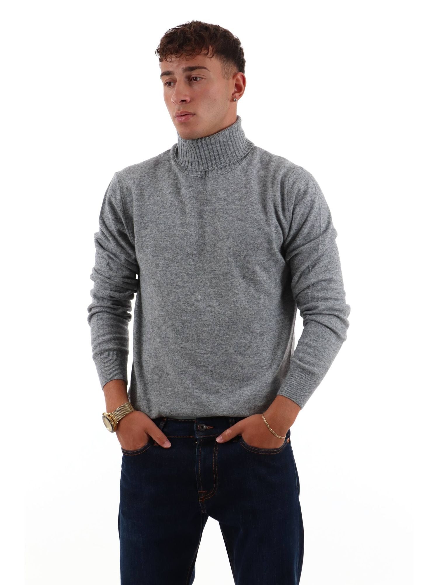 Maglione Roy Roger's RRU775CT48XXXX da uomo pearl. RRU775CT48XXXX C0004 ROY ROGER'S 