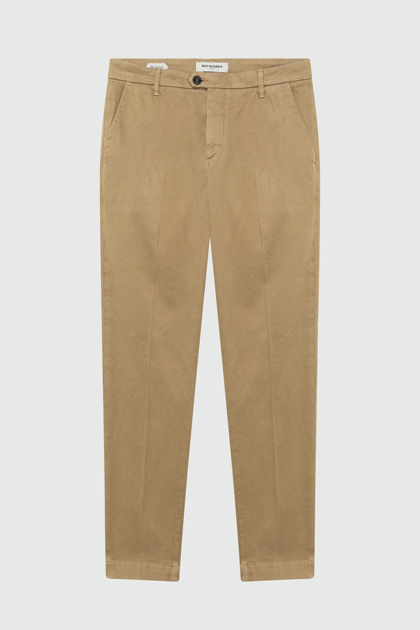 PANTALONE ROY ROGER'S CHINO CONDUIT IN GABARDINA BEIGE RRU90120C8700112 C0005 ROY ROGER'S 