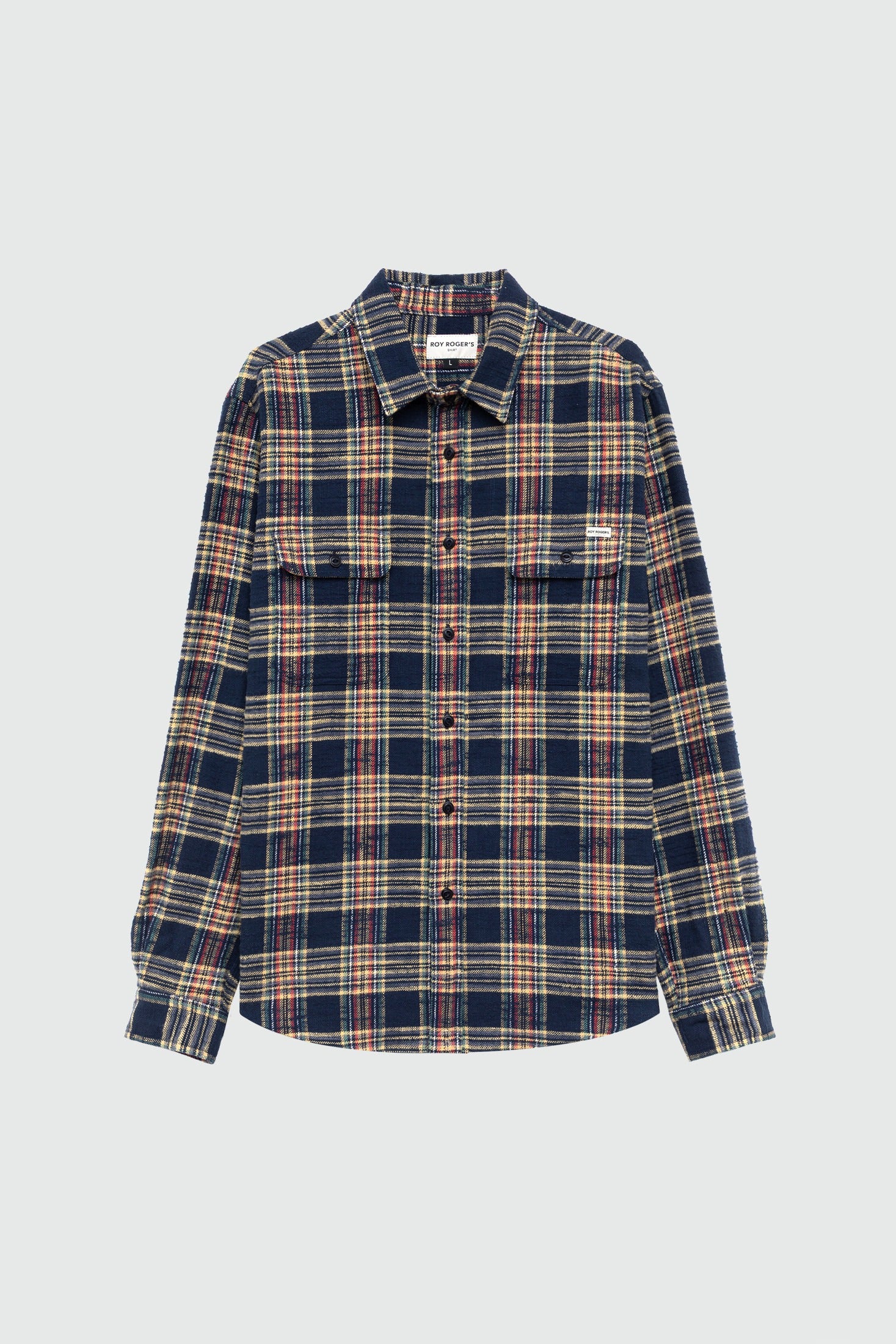 CAMICIA WORK IN FLANELLA A QUADRI RRU90149CT170124 C0420 ROY ROGER'S 