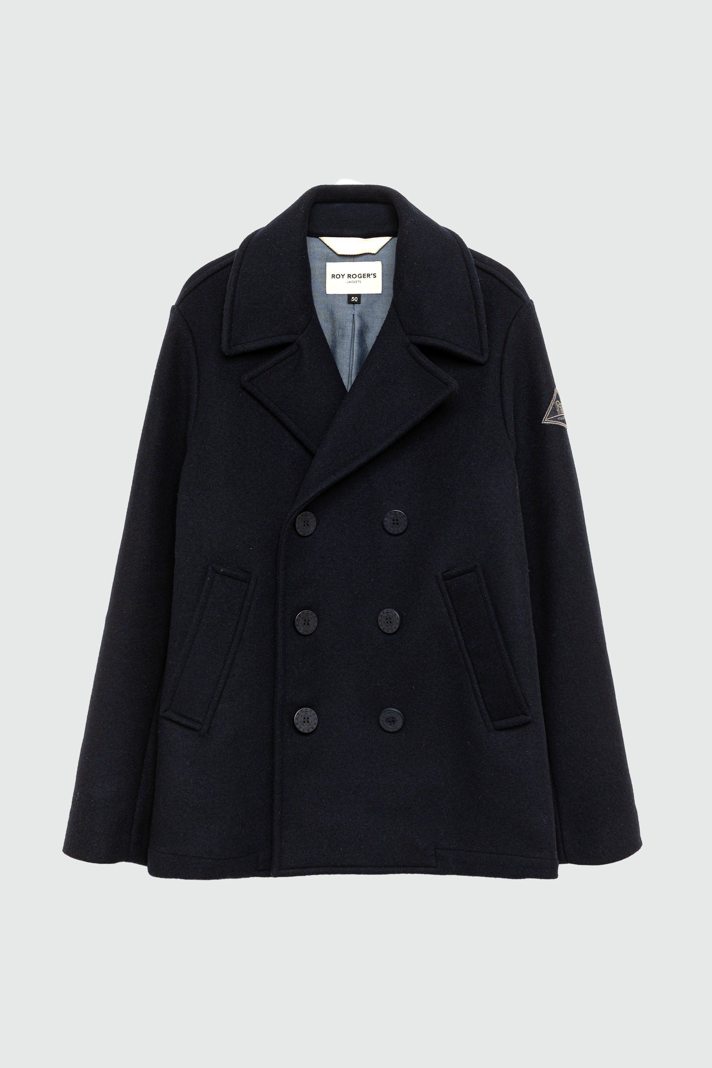 PEACOAT MELTON BLUE NAVY RRU90280T706XXXX C0048 ROY ROGER'S 