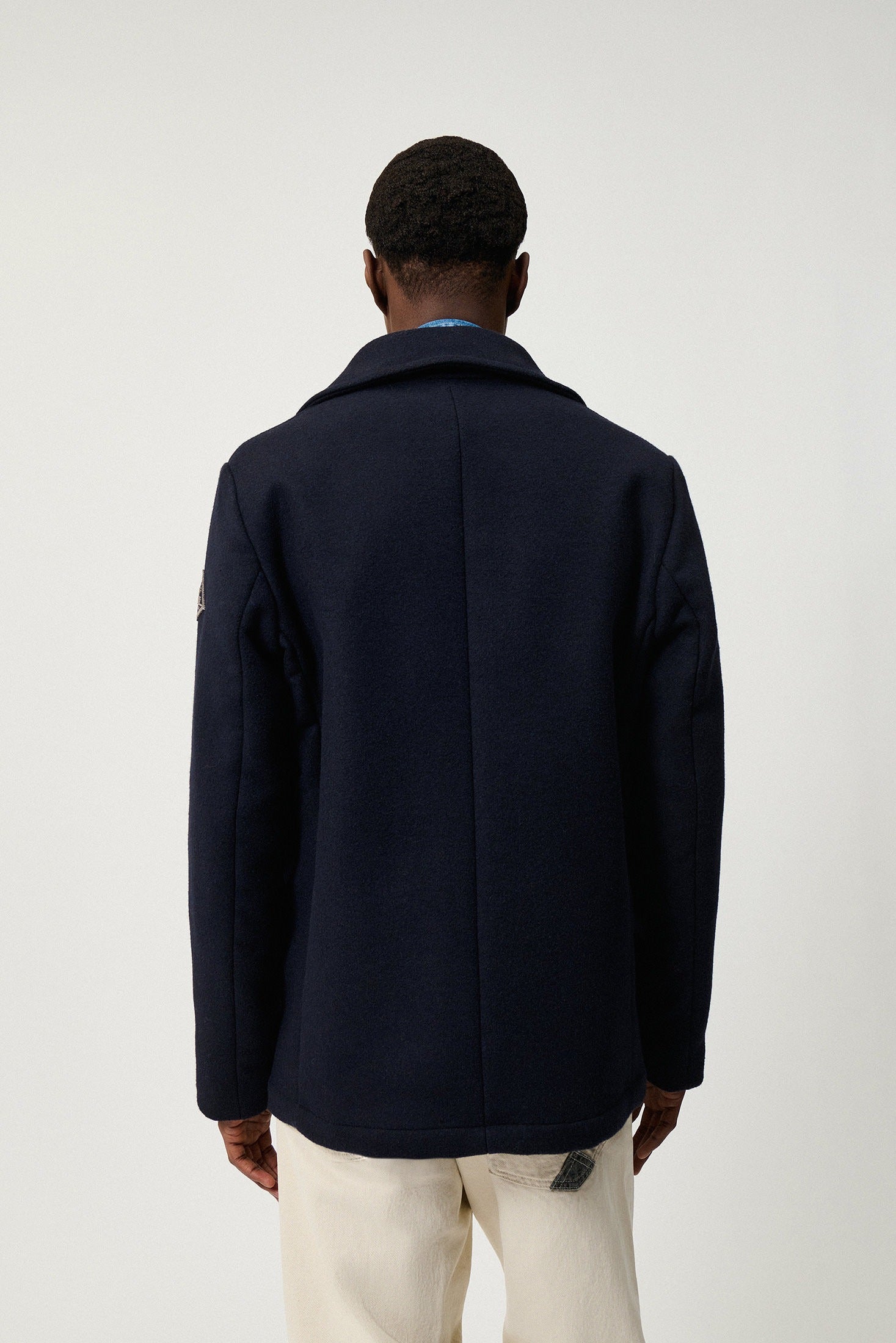PEACOAT MELTON BLUE NAVY RRU90280T706XXXX C0048 ROY ROGER'S 