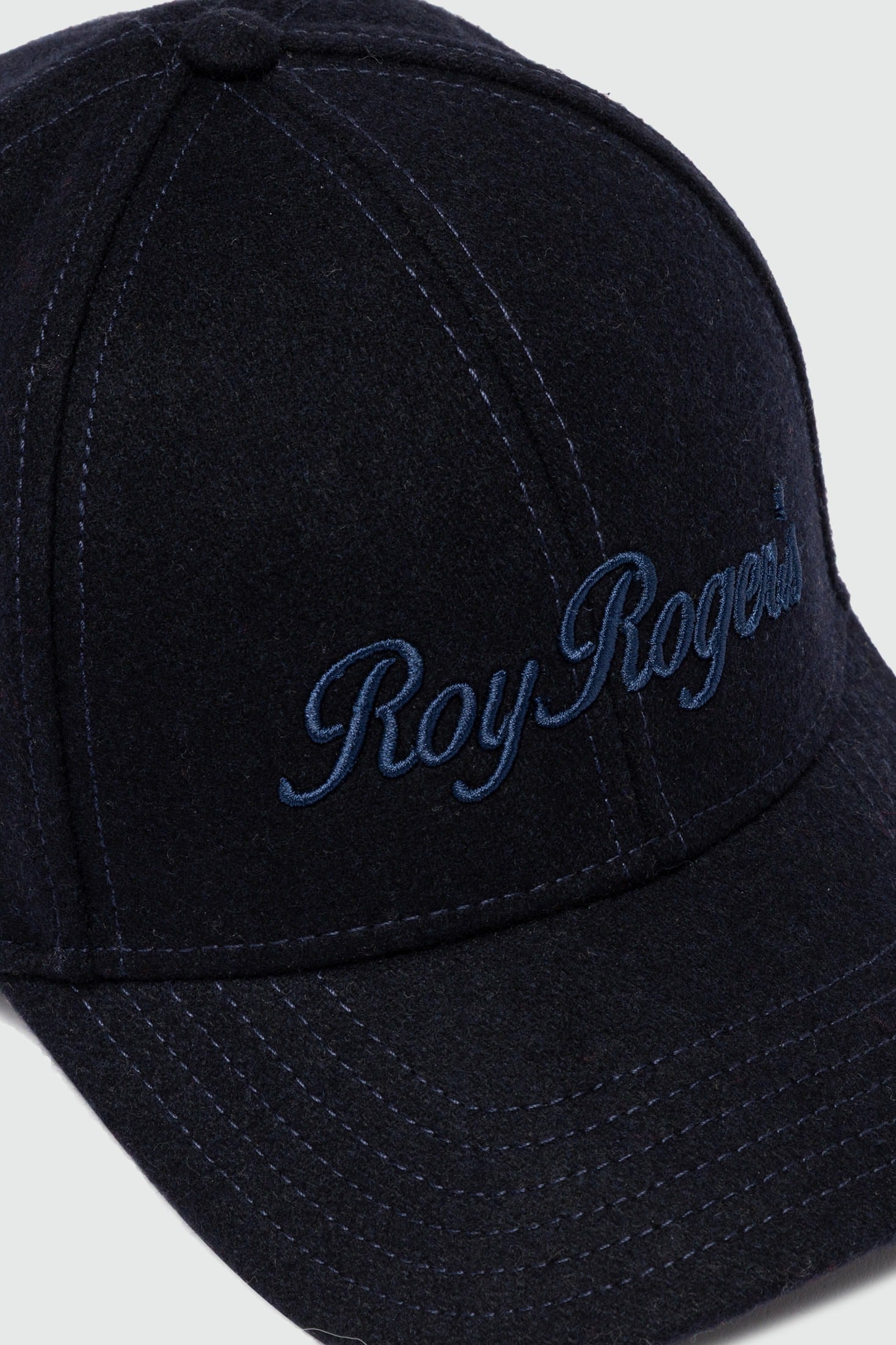CAPPELLO BASEBALL IN LANA BLU RRU903CH46XXXX C0001 ROY ROGER'S 