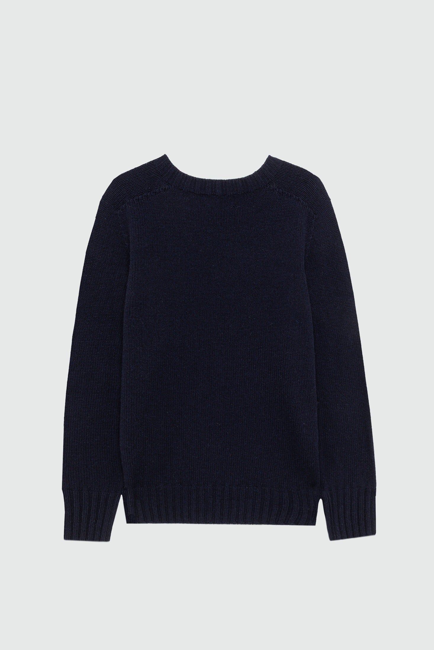 PULLOVER SOFT IN LANA MERINO BLU RRU90400CV59XXXX C0048 ROY ROGER'S 