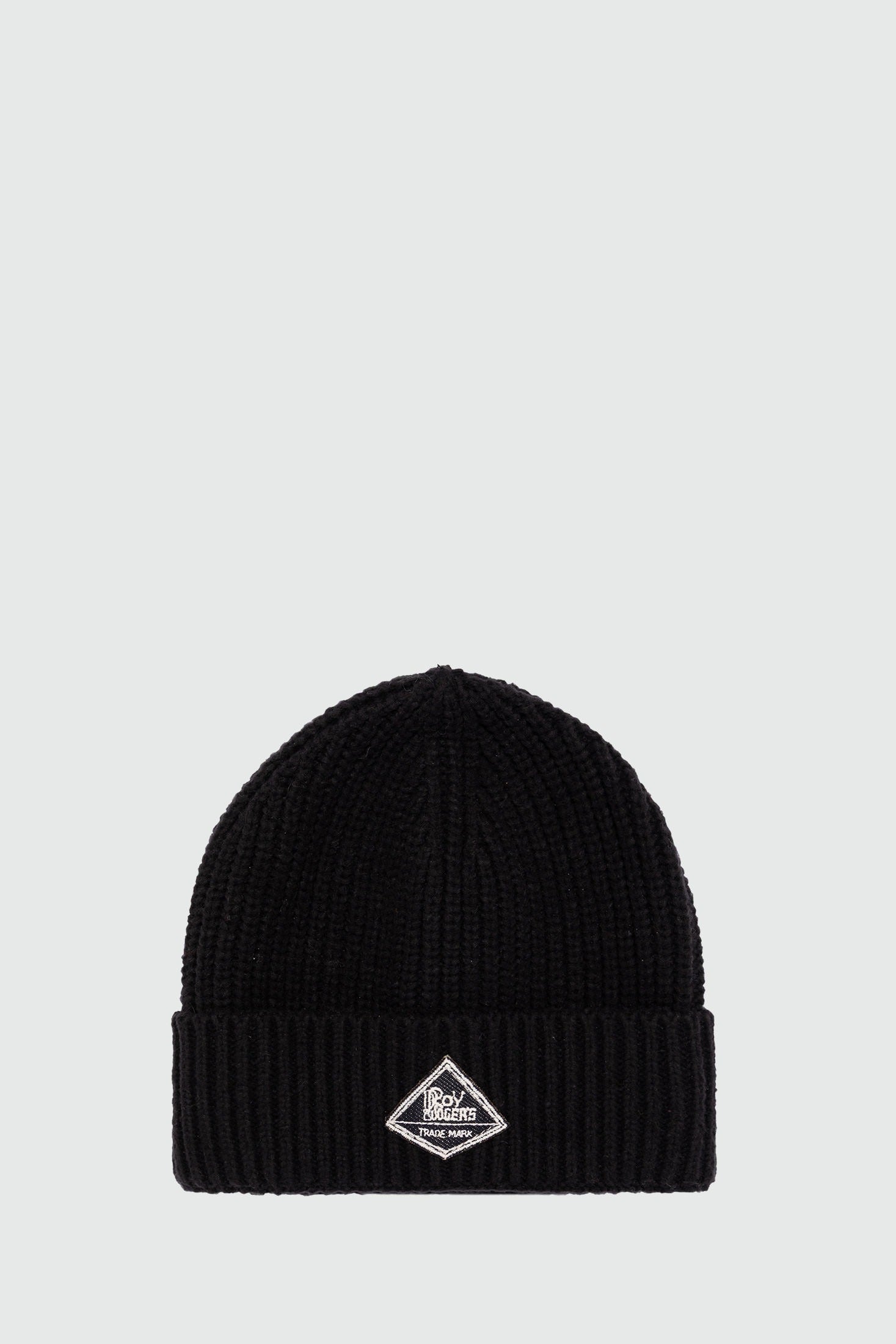 BEANIE IN MAGLIA NERO RRX943C919XXXX C0020 ROY ROGER'S 