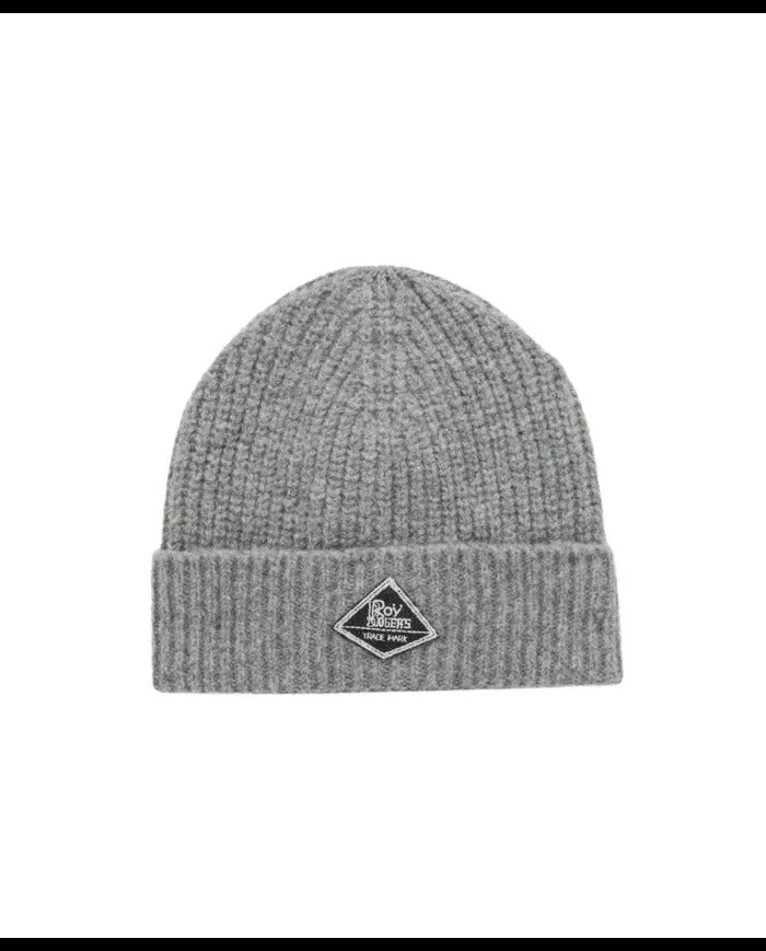 BEANIE IN MAGLIA GRIGIO MELANGE RRX943C919XXXX C0094 ROY ROGER'S 