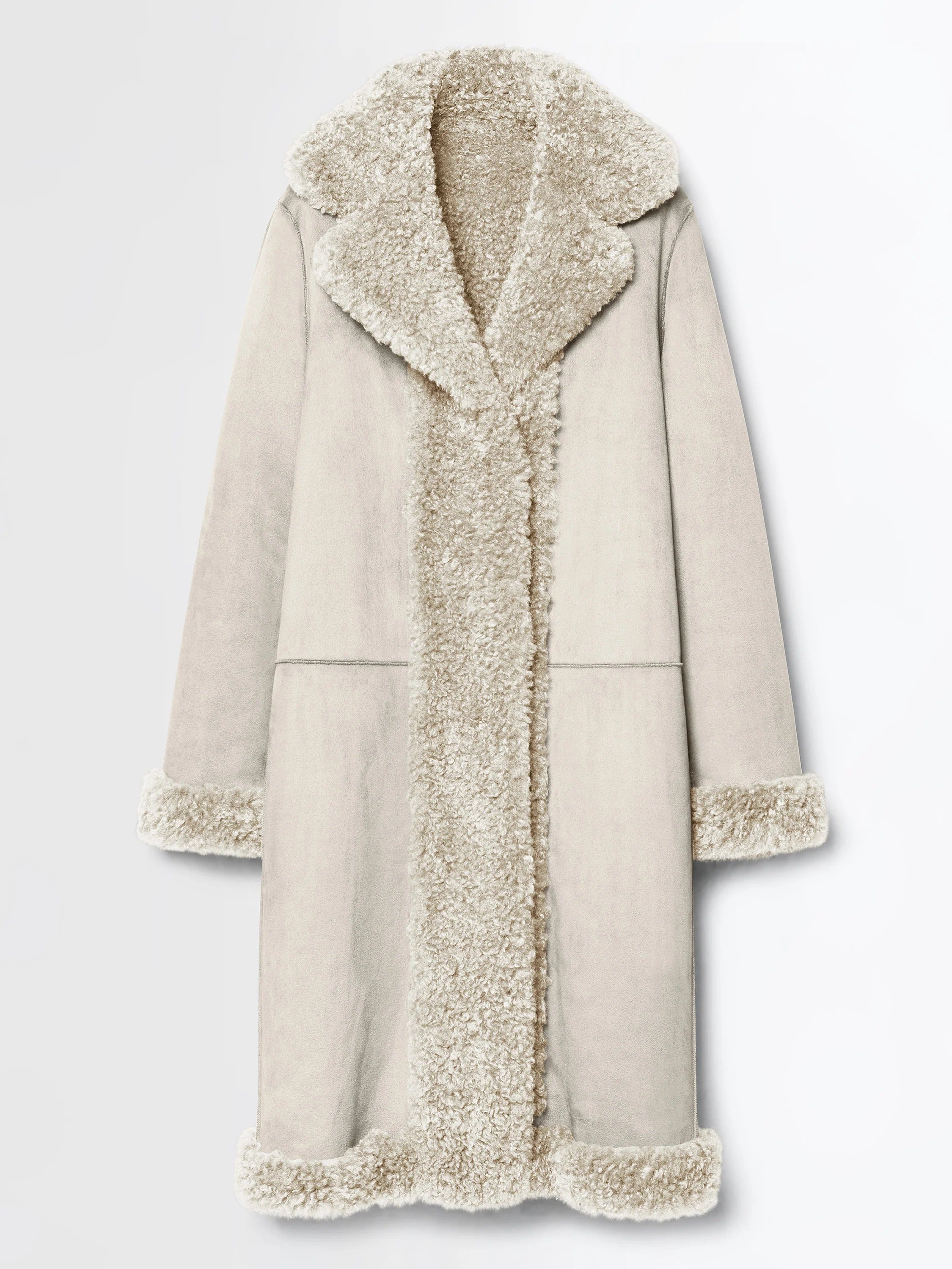 Lamb Coat Wom Jkt white sand W26570 85 RRD 