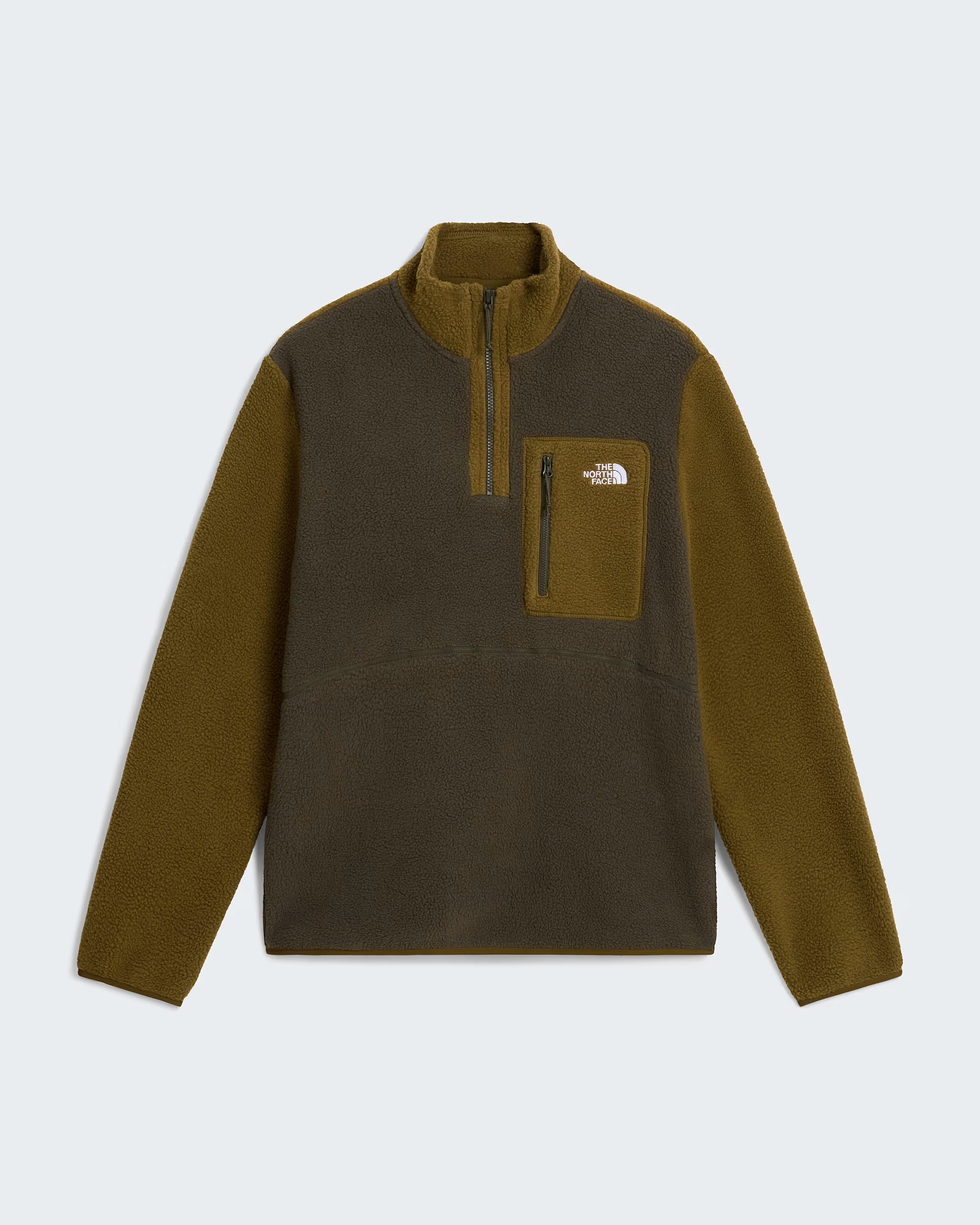 Giacca in pile Yumiori con cerniera a 1/4 da uomo new taupe green NF0A883S UG81 THE NORTH FACE 