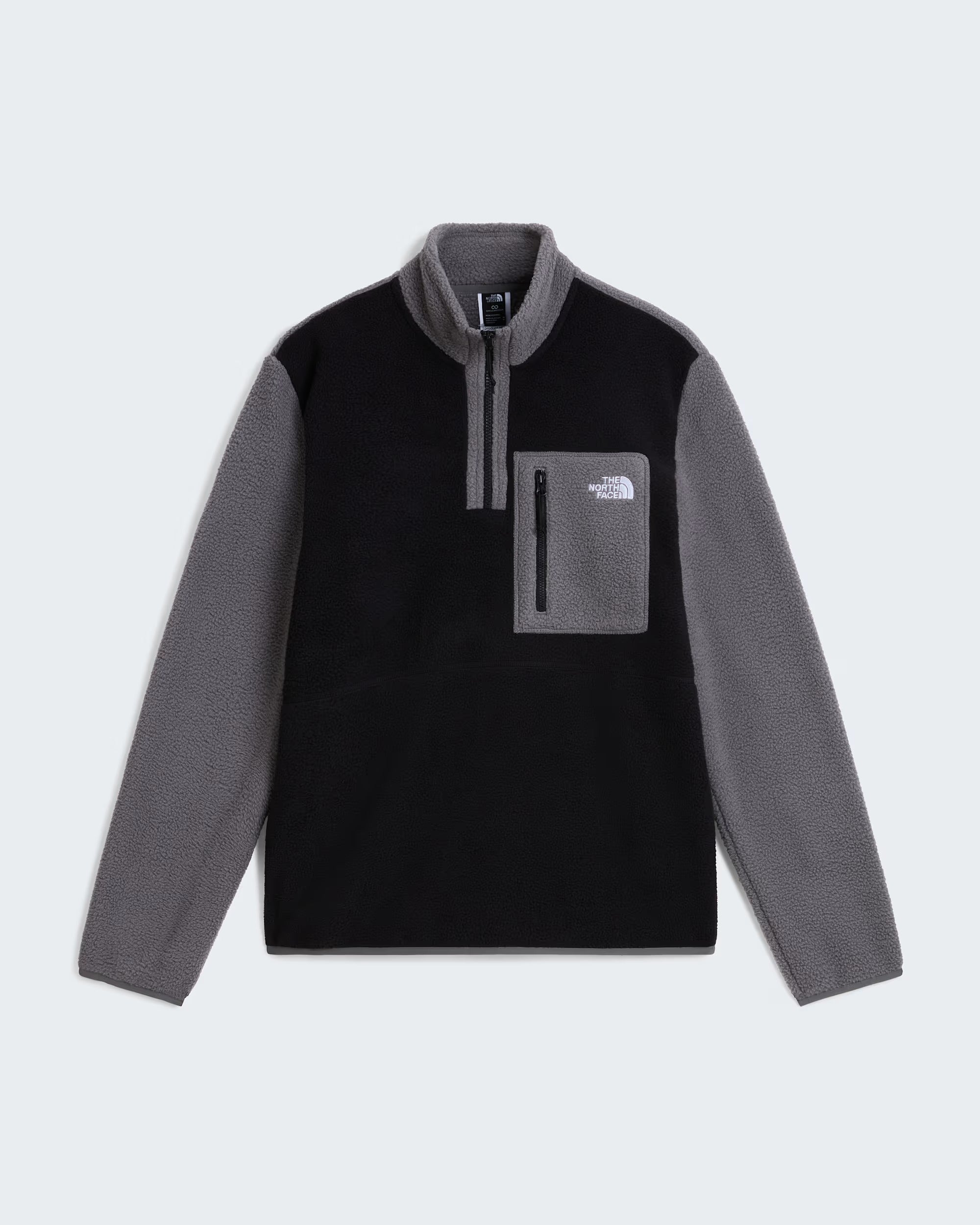 Giacca in pile Yumiori con cerniera a 1/4 da uomo TNF Black-Smoked Pear NF0A883SWOO1 WOO1 THE NORTH FACE 