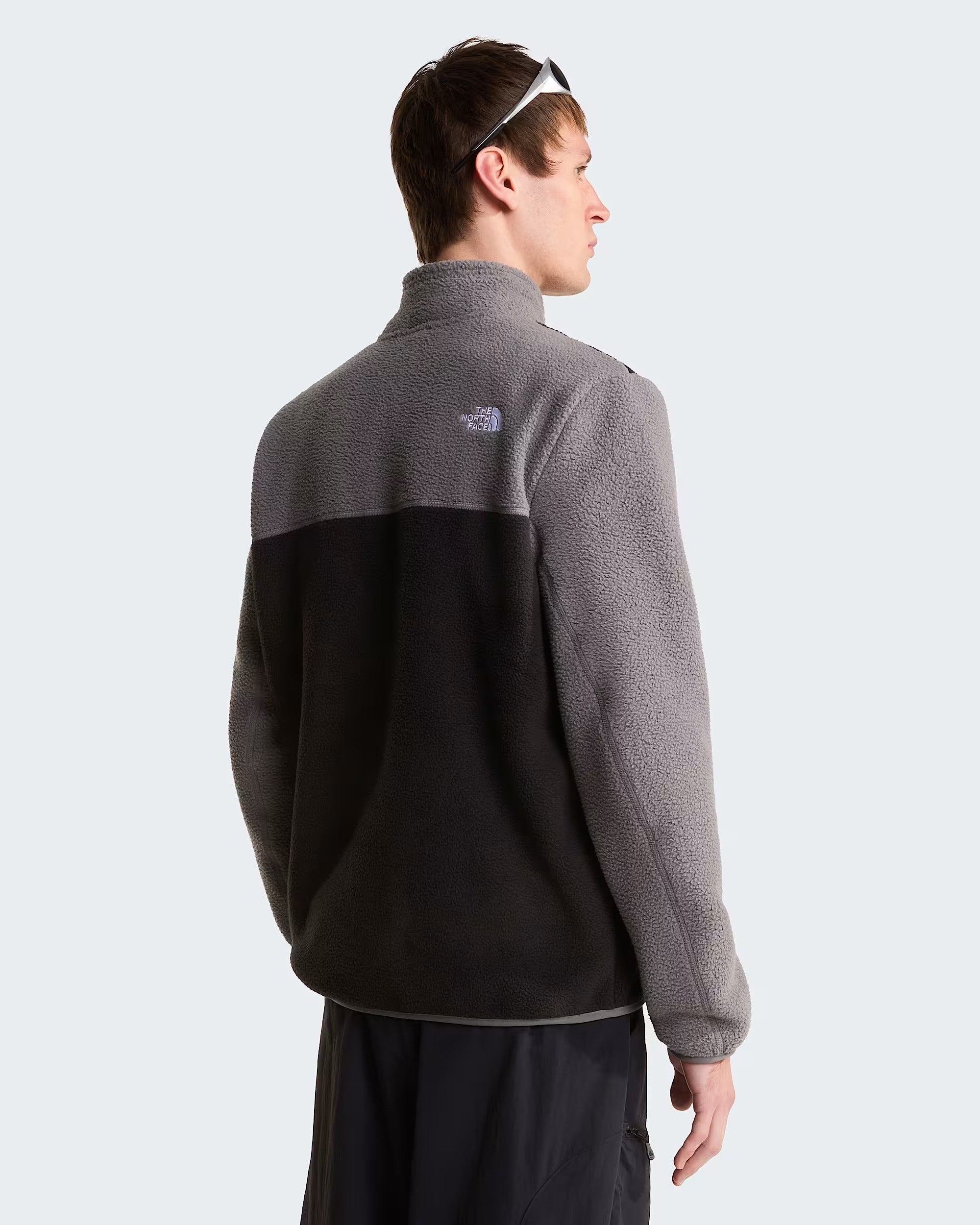 Giacca in pile Yumiori con cerniera a 1/4 da uomo TNF Black-Smoked Pear NF0A883SWOO1 WOO1 THE NORTH FACE 